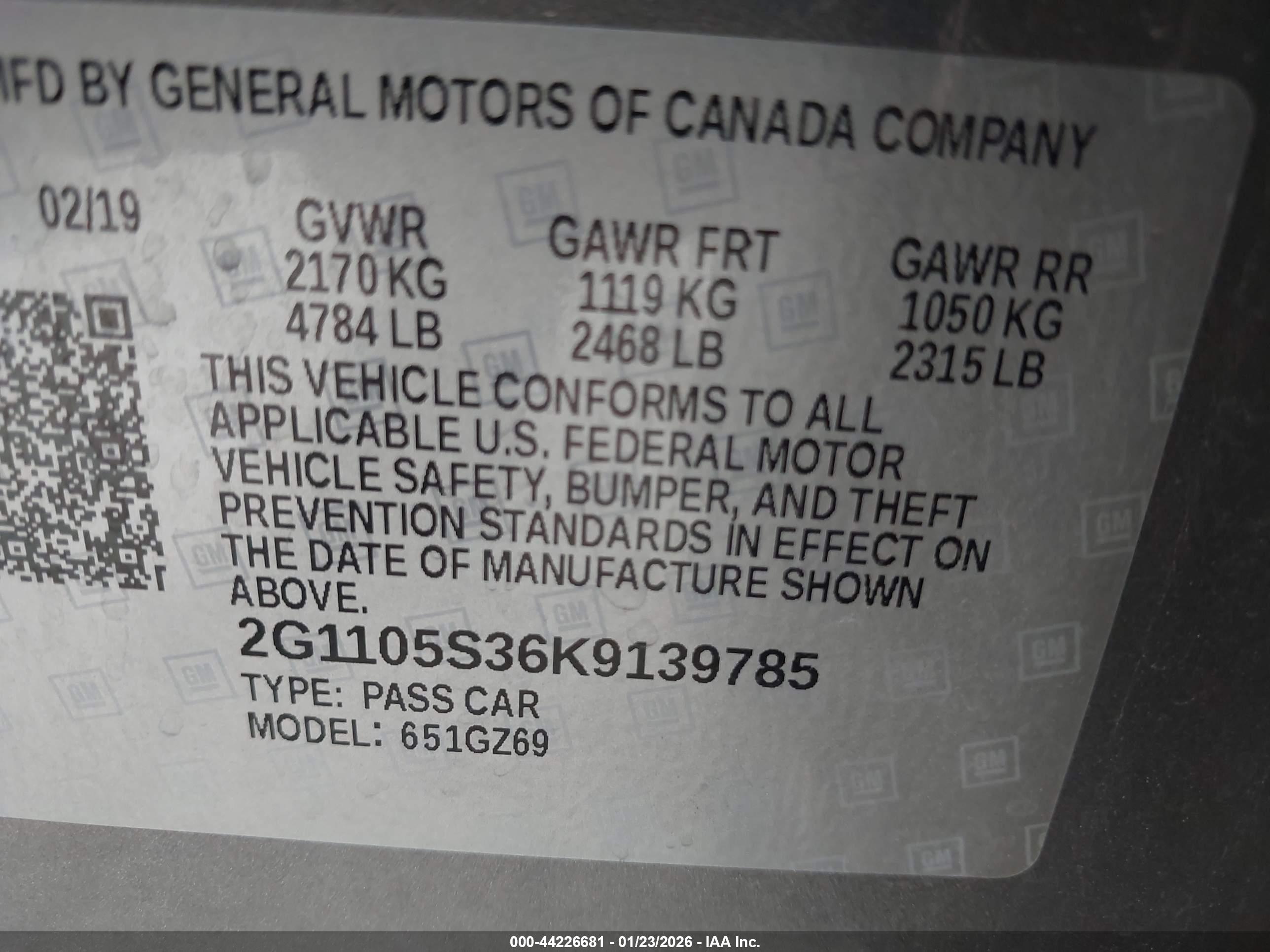 CHEVROLET IMPALA image 9