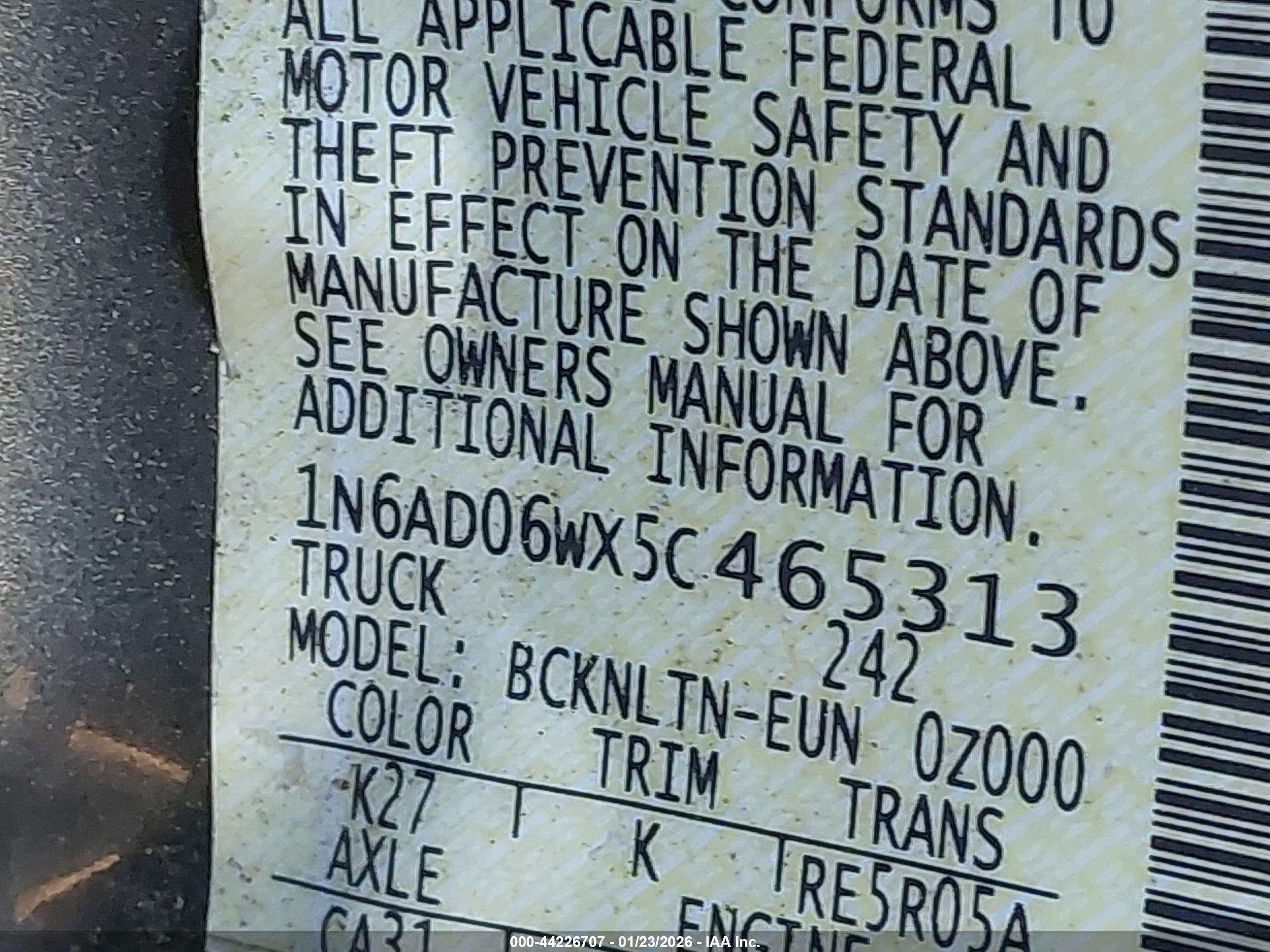 NISSAN FRONTIER image 9