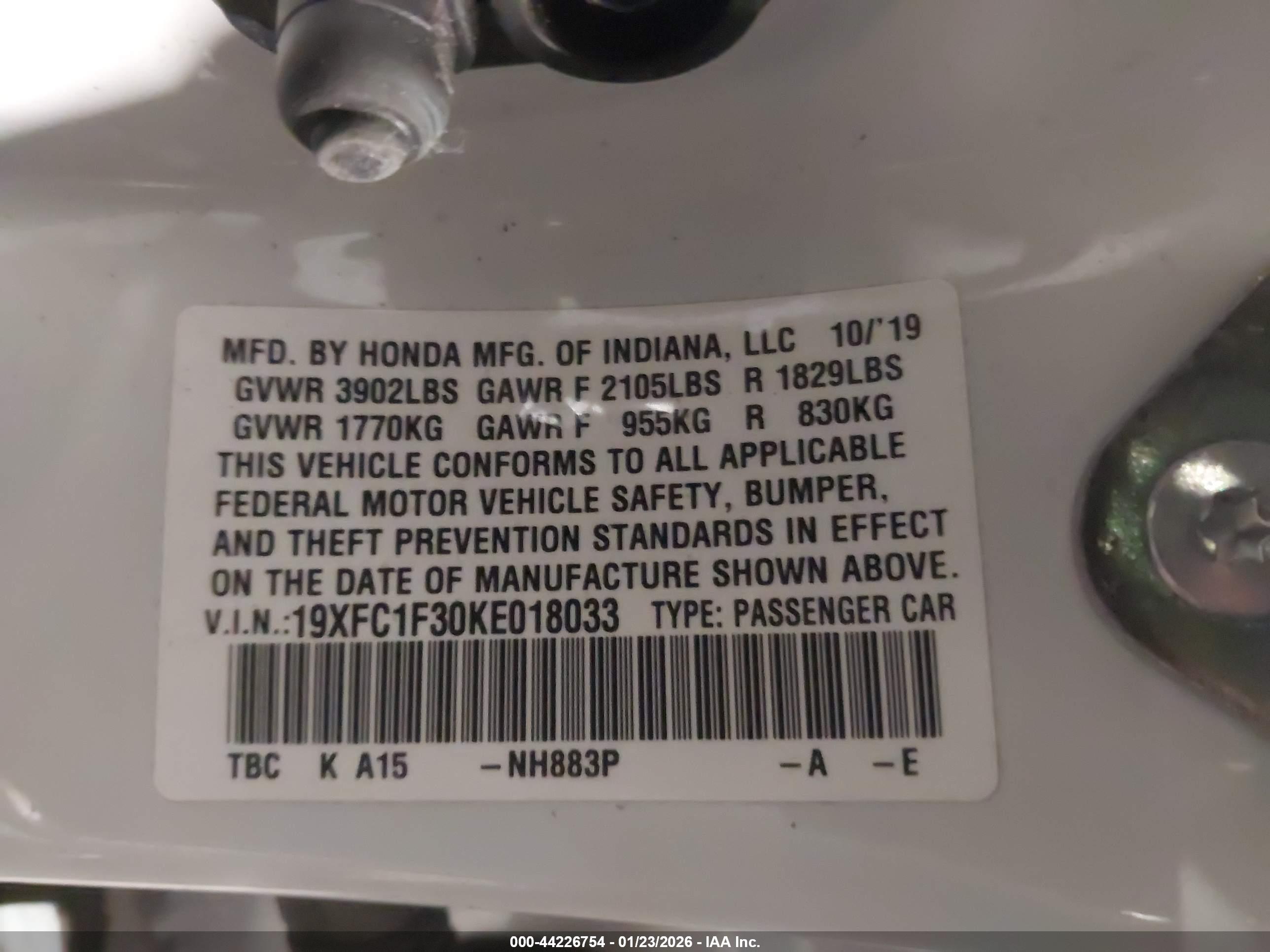 HONDA CIVIC image 9