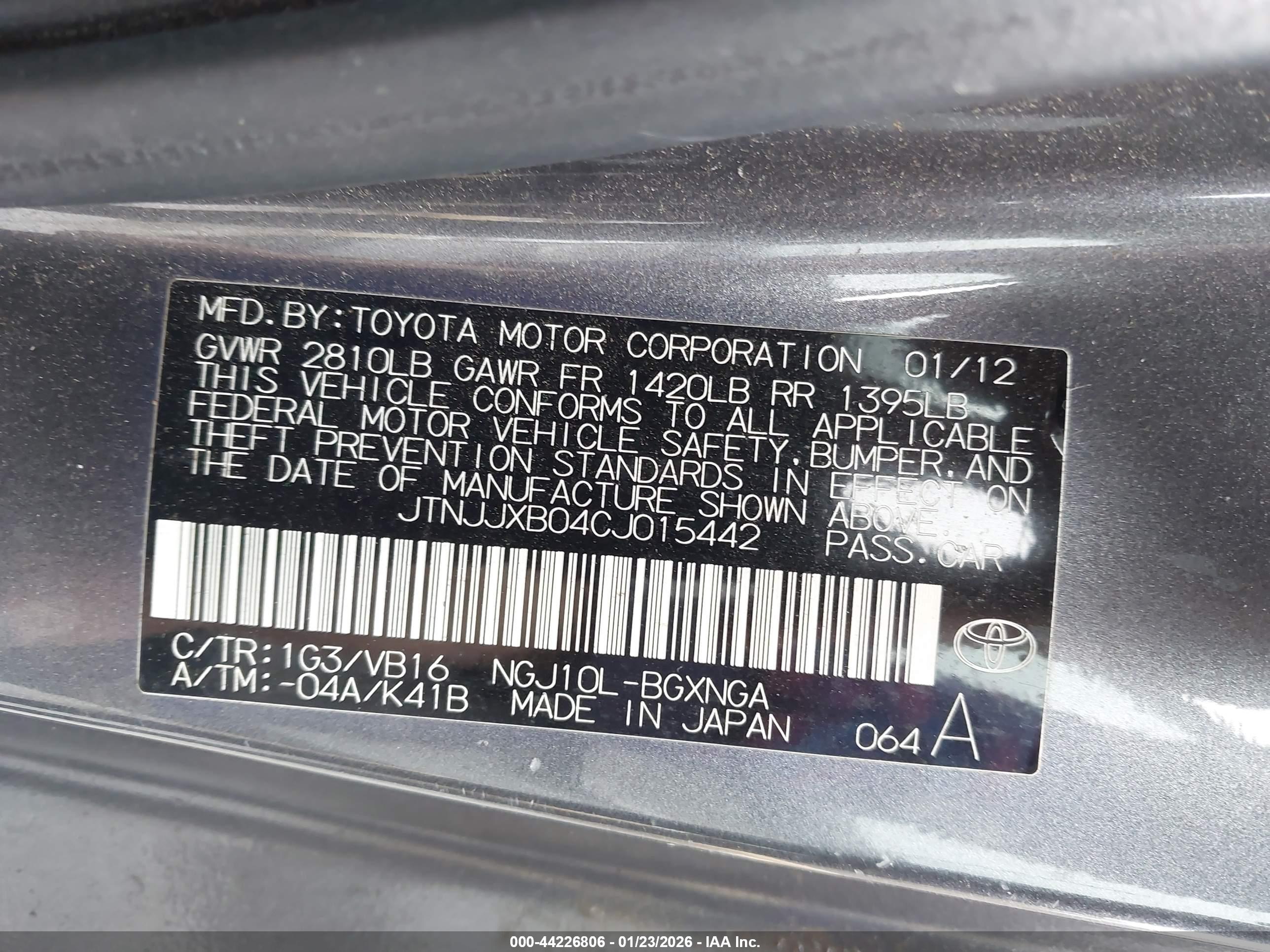 SCION IQ image 9