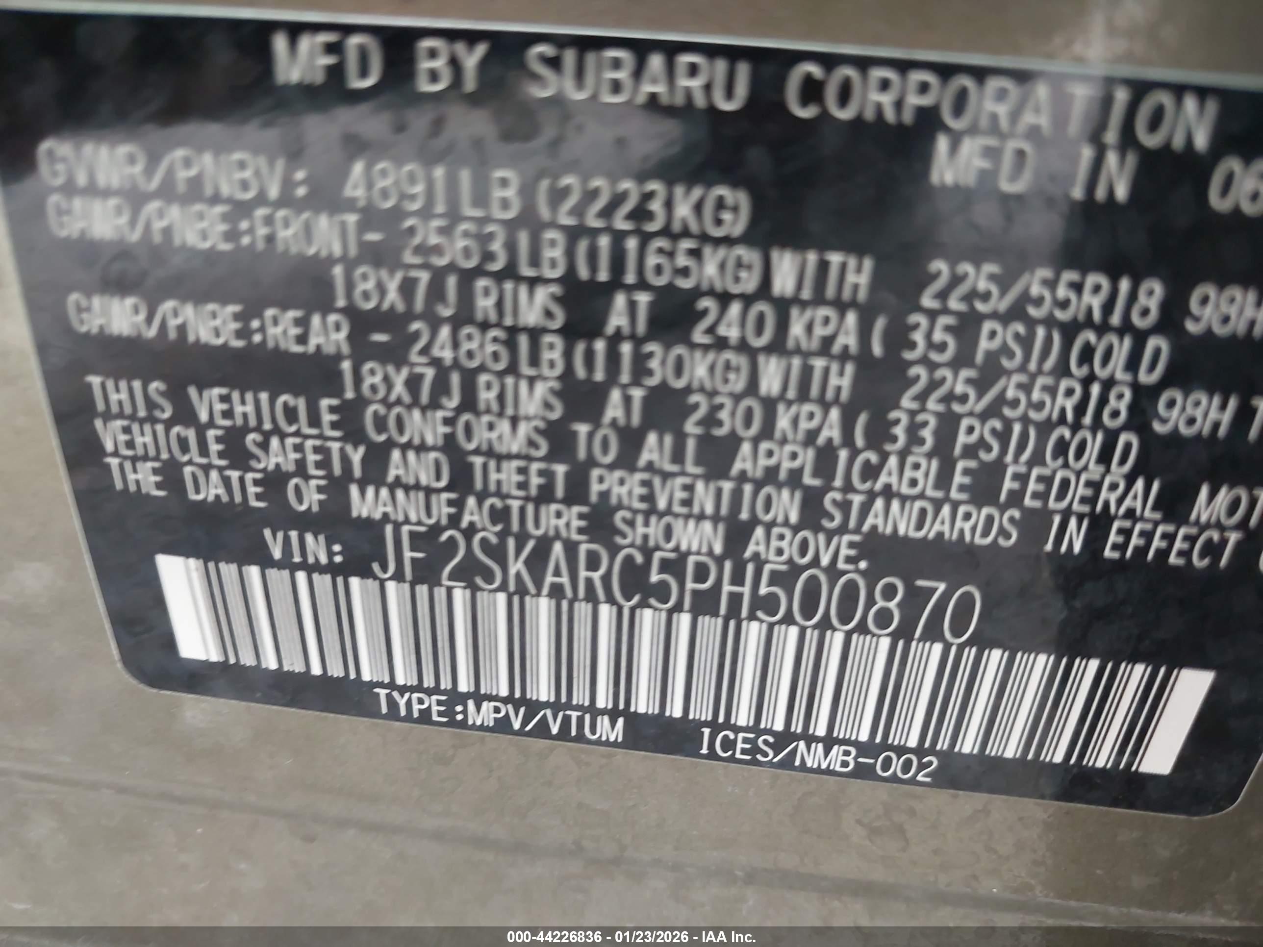 SUBARU FORESTER image 9