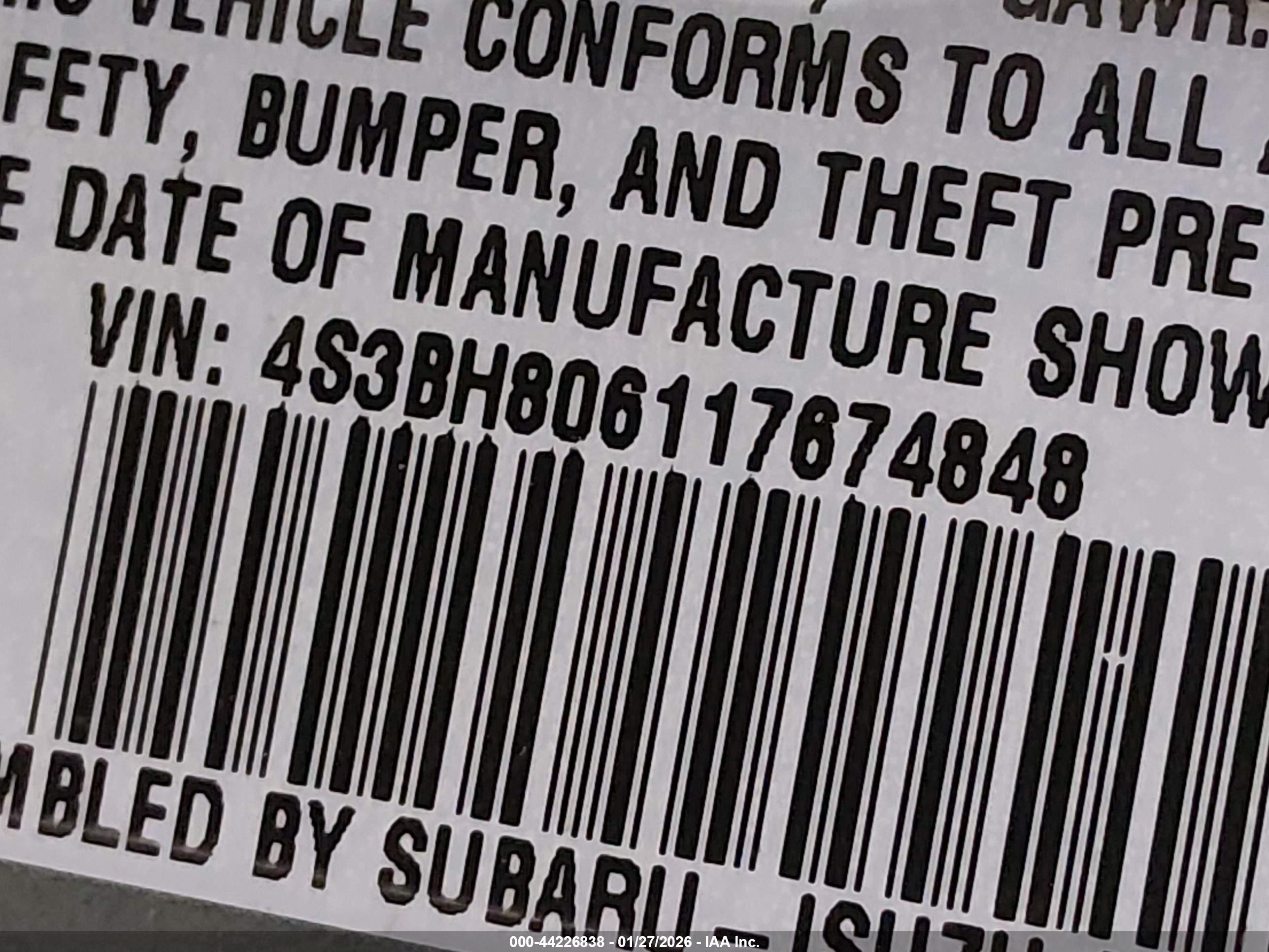 SUBARU OUTBACK image 9