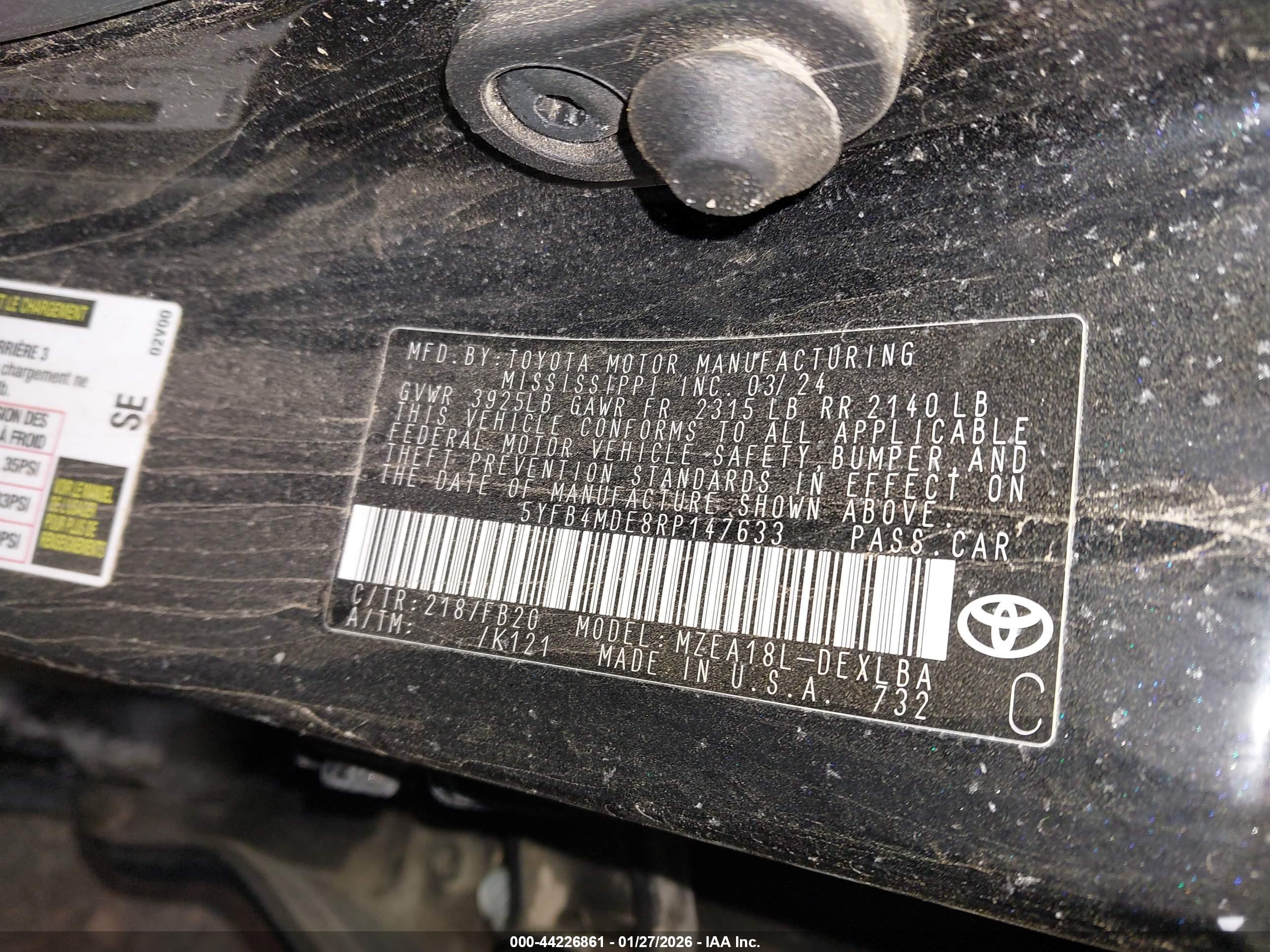 TOYOTA COROLLA image 9
