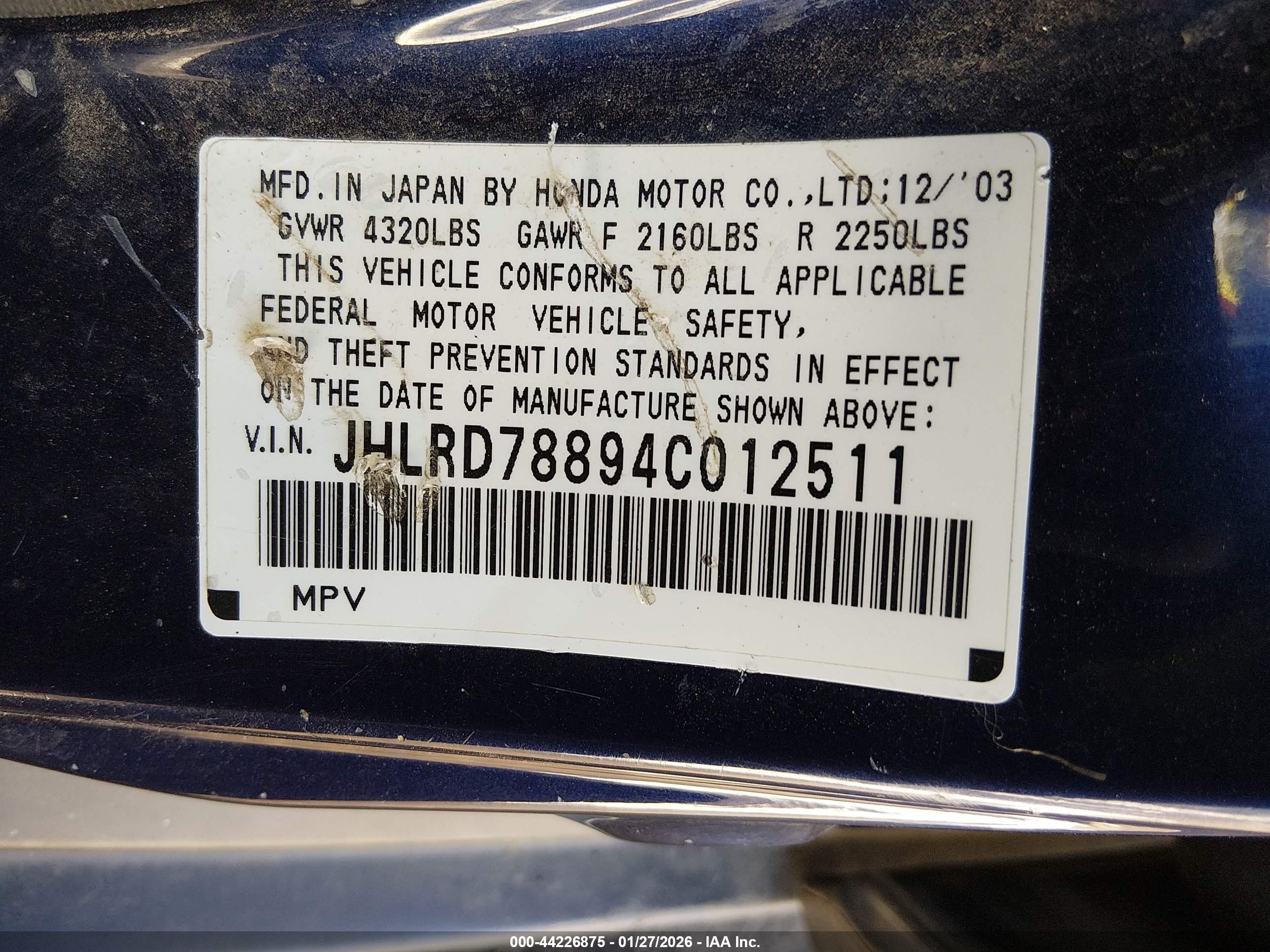 HONDA CR-V image 9