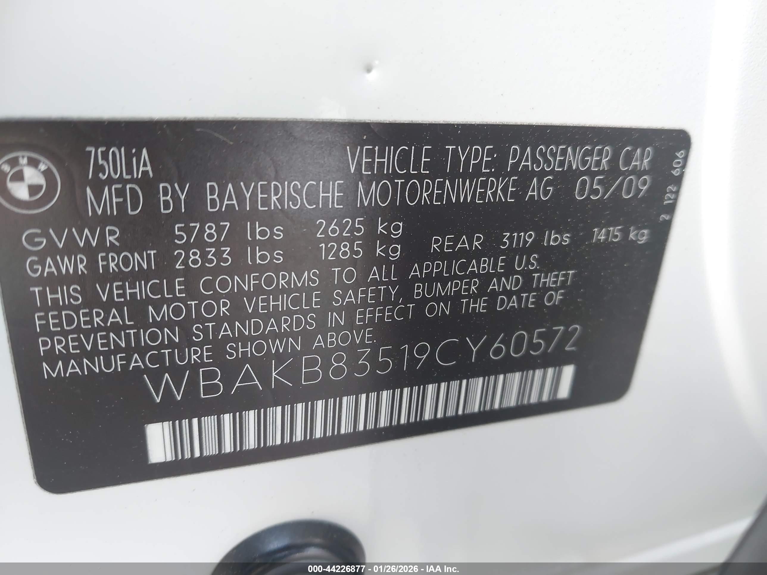 BMW 750LI image 9
