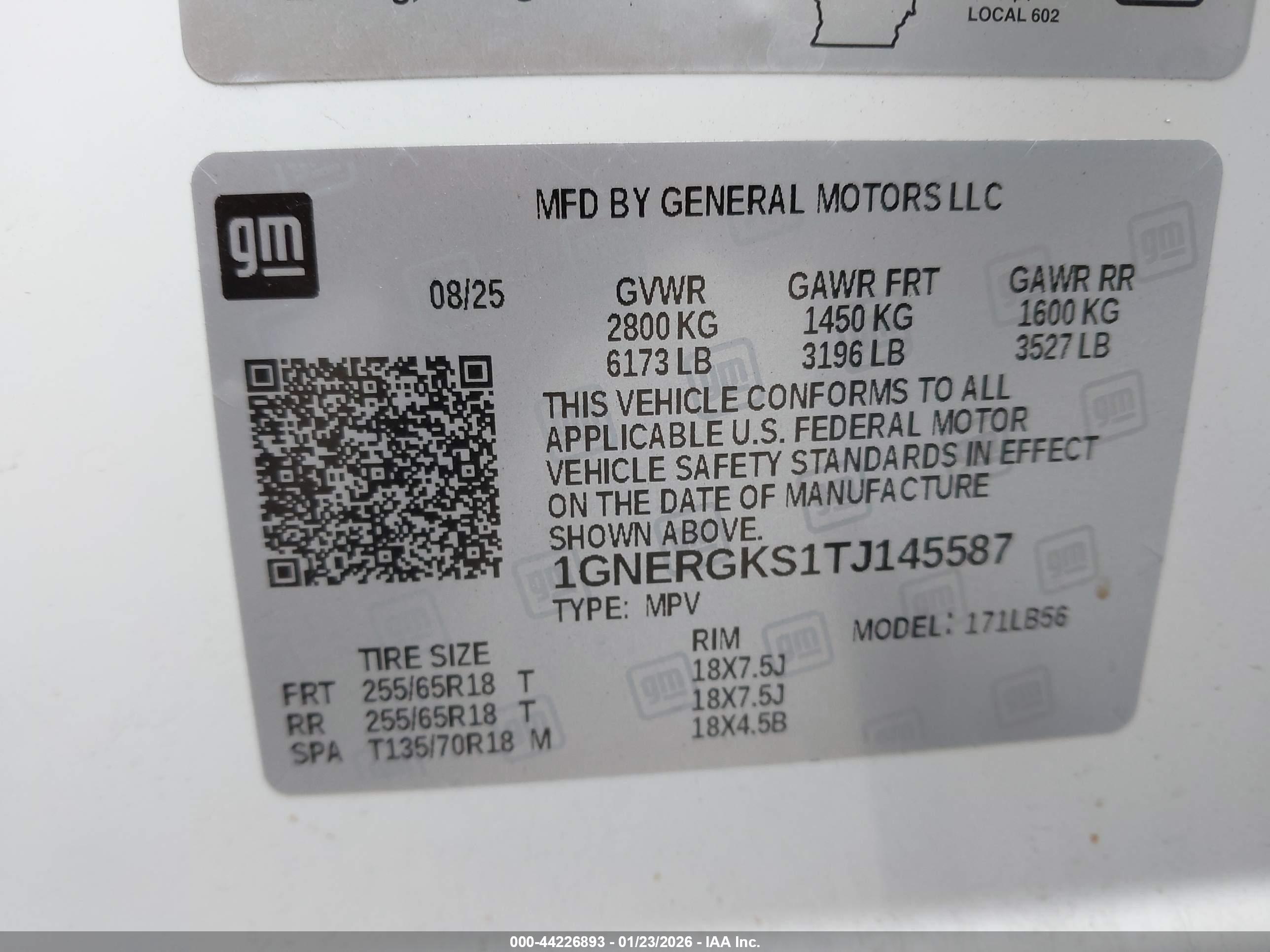 CHEVROLET TRAVERSE image 9