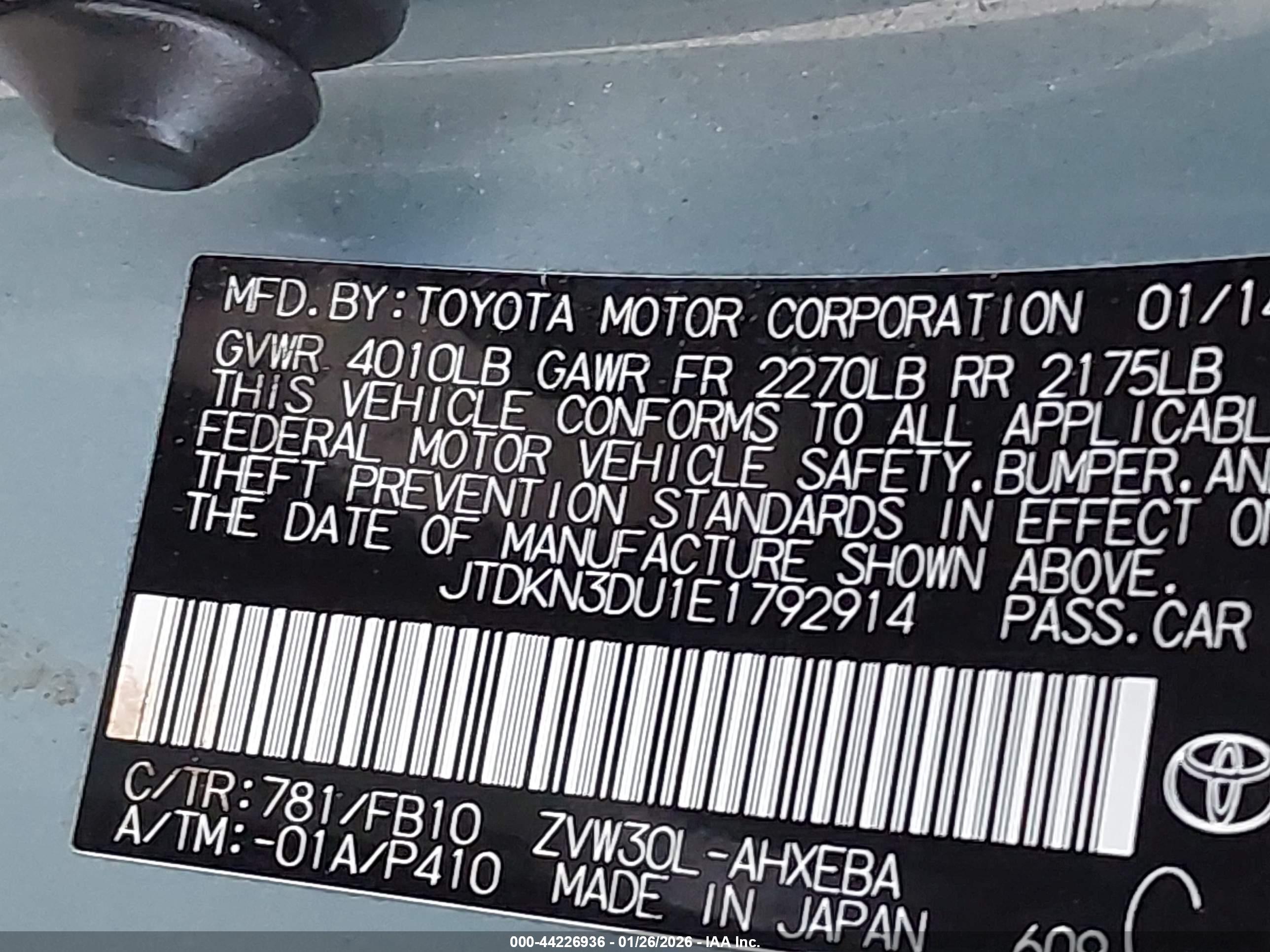 TOYOTA PRIUS image 9