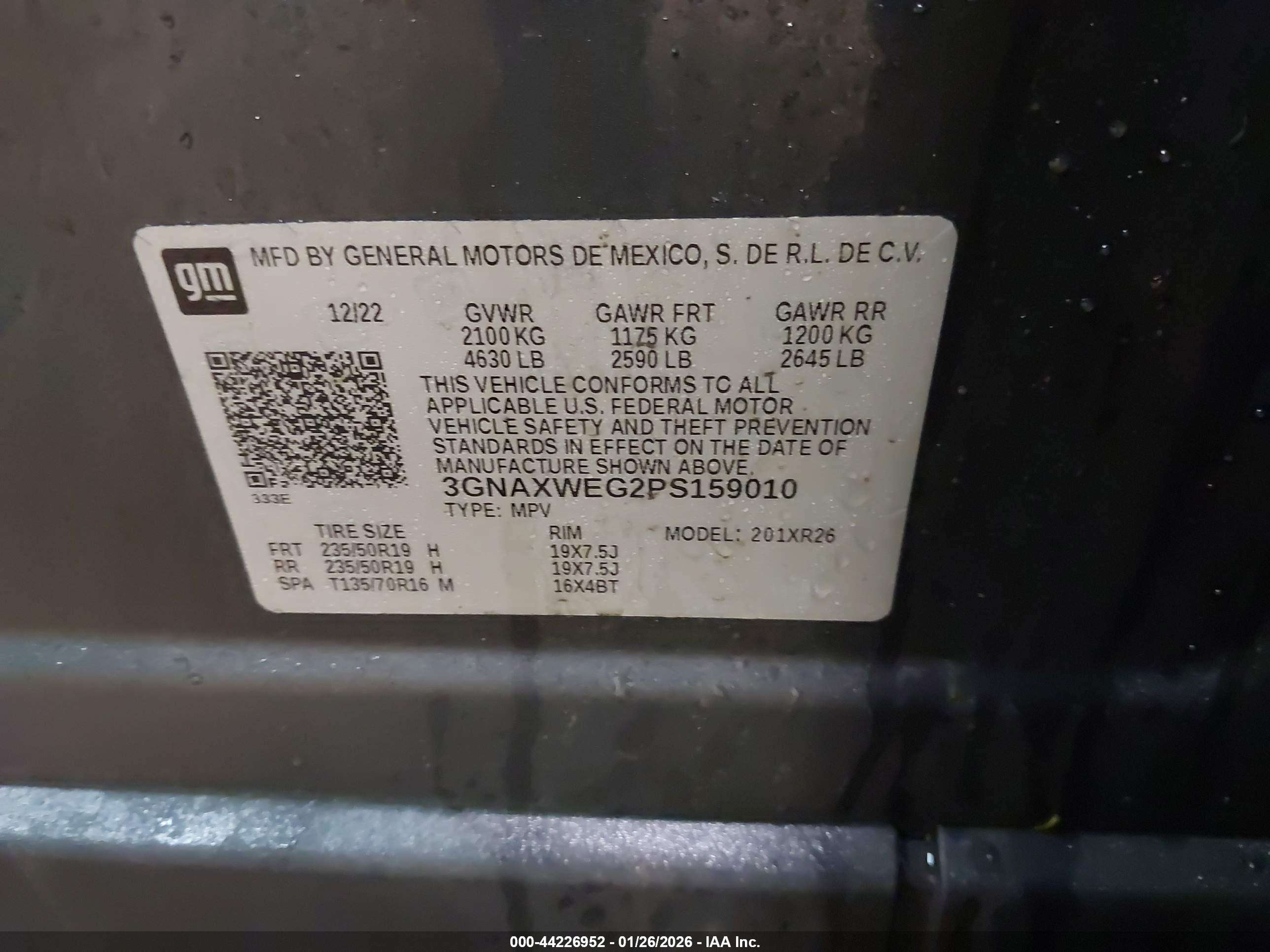 CHEVROLET EQUINOX image 9