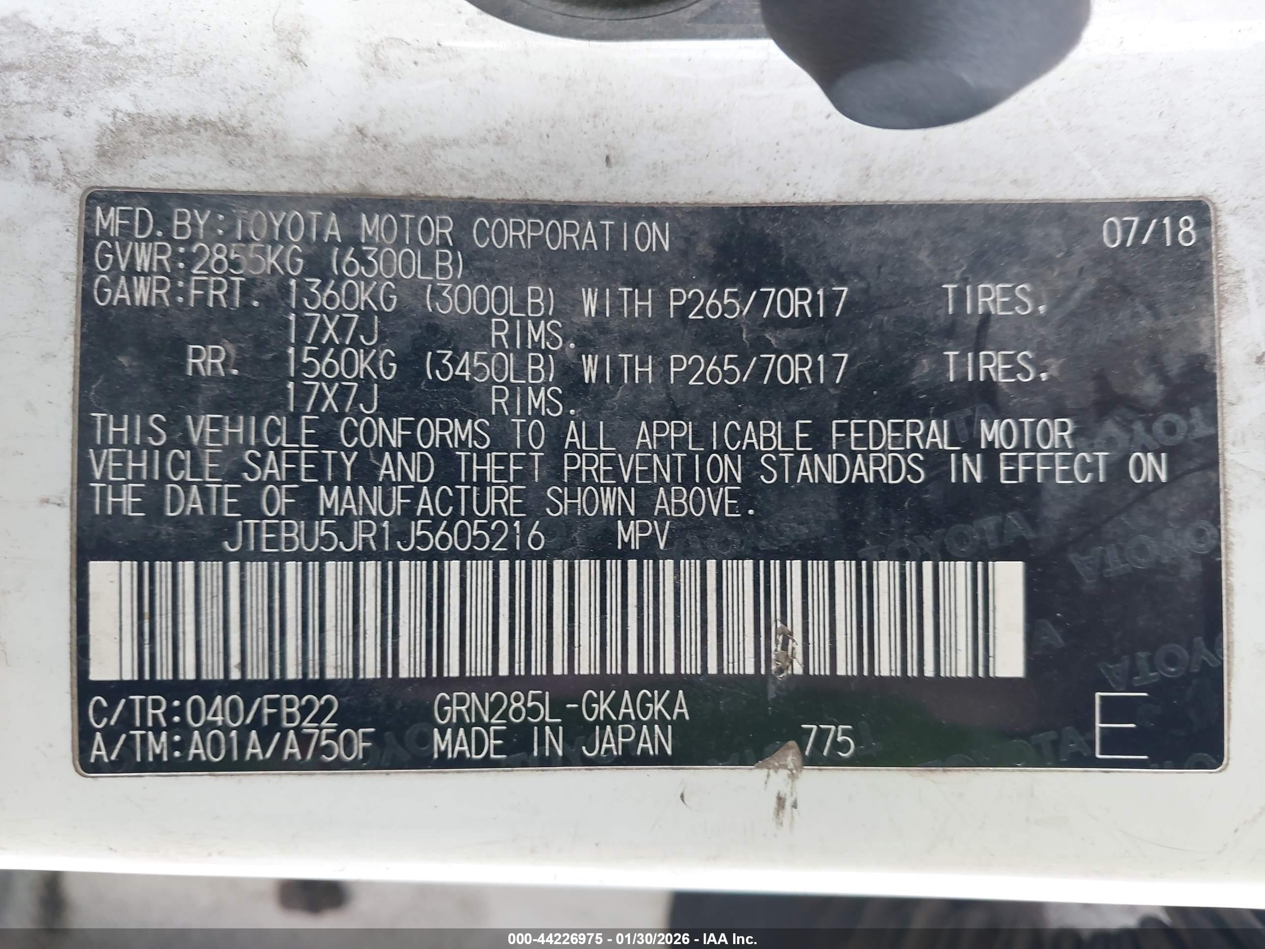 TOYOTA 4RUNNER image 9