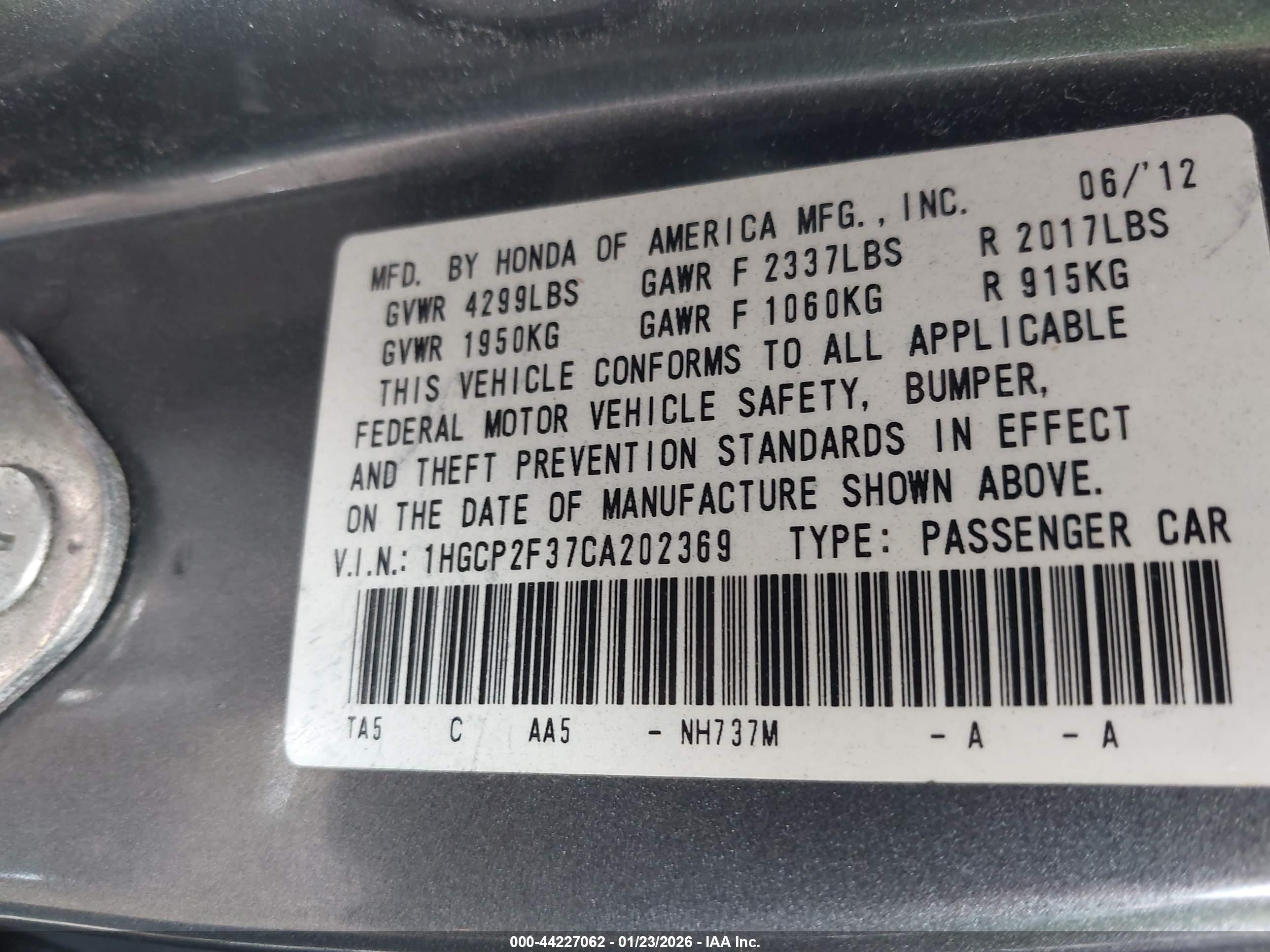 HONDA ACCORD image 9