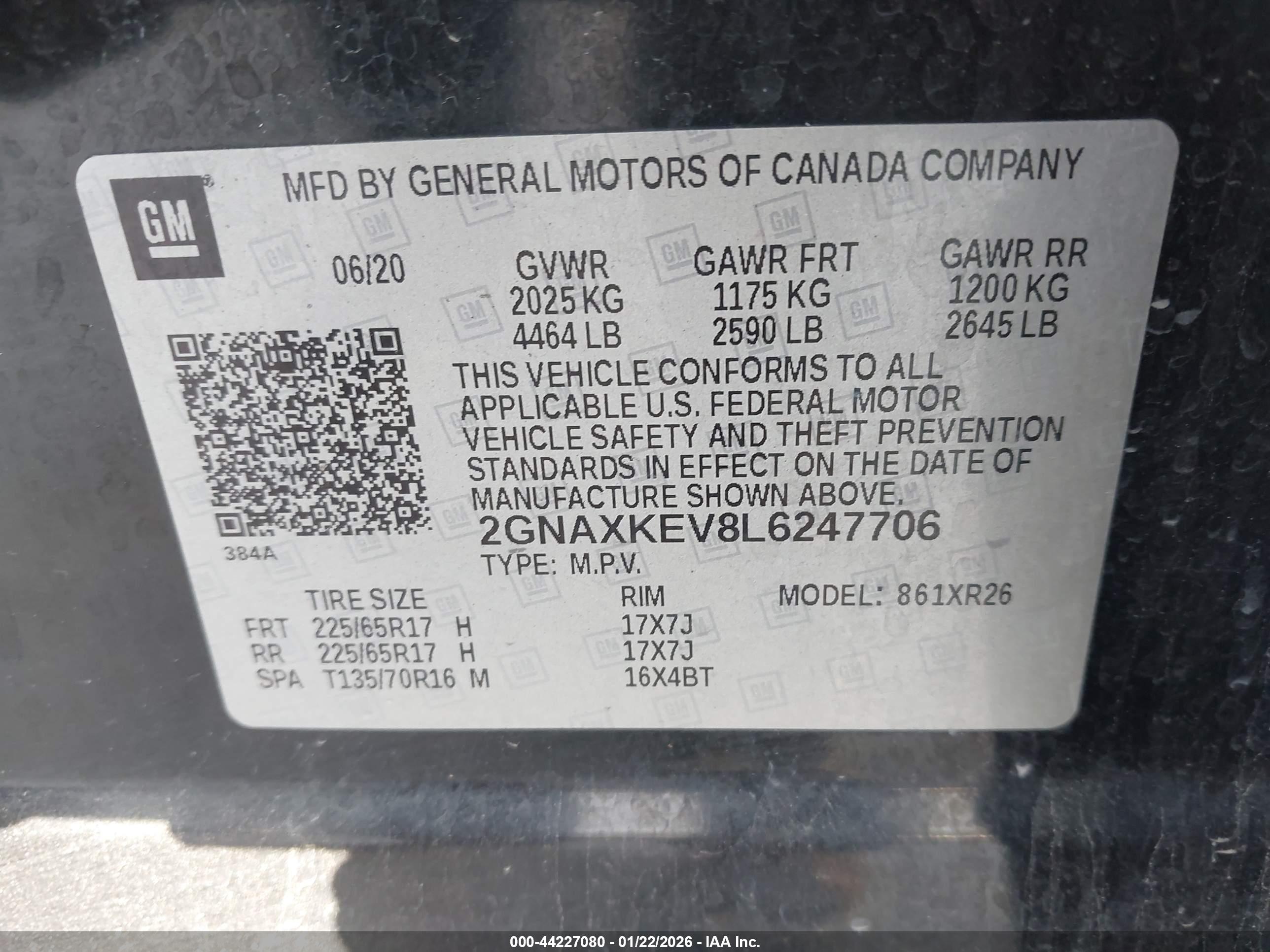 CHEVROLET EQUINOX image 9