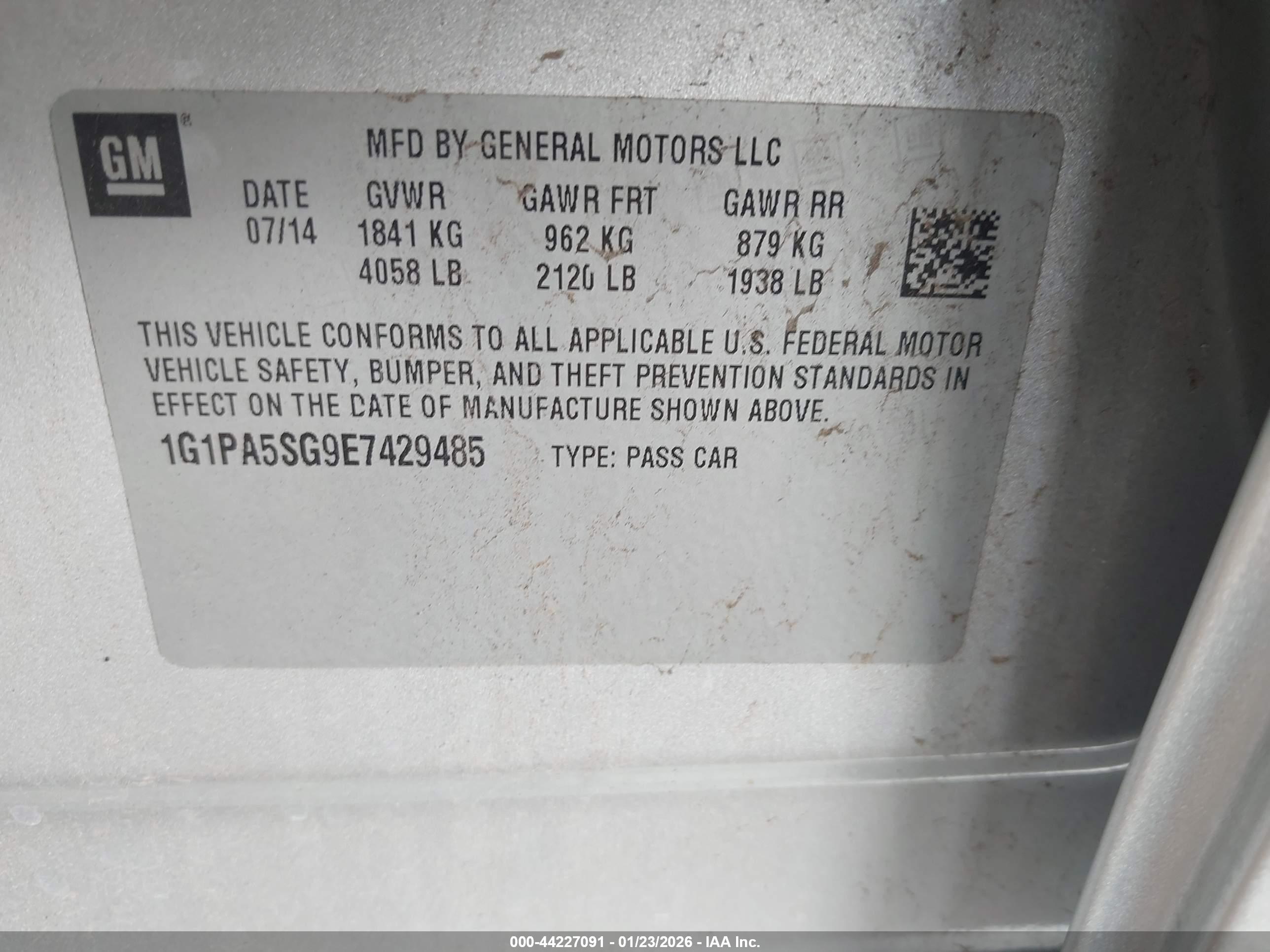 CHEVROLET CRUZE image 9
