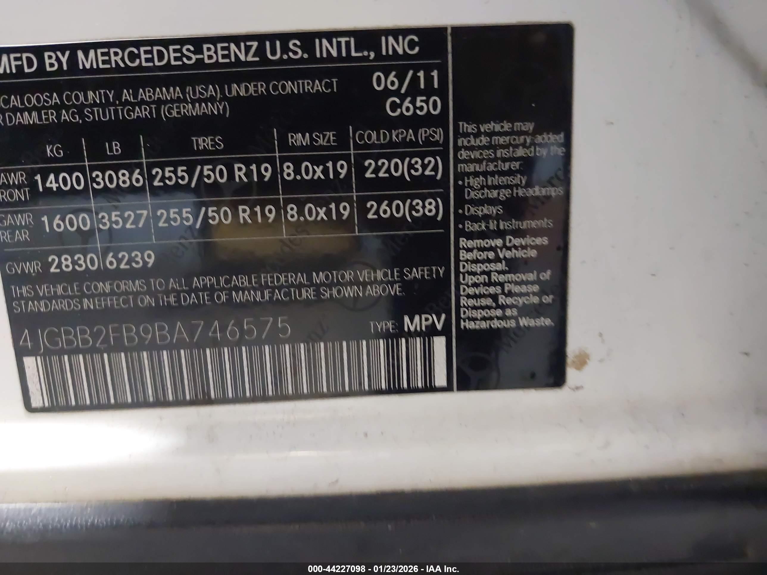 MERCEDES-BENZ ML image 9