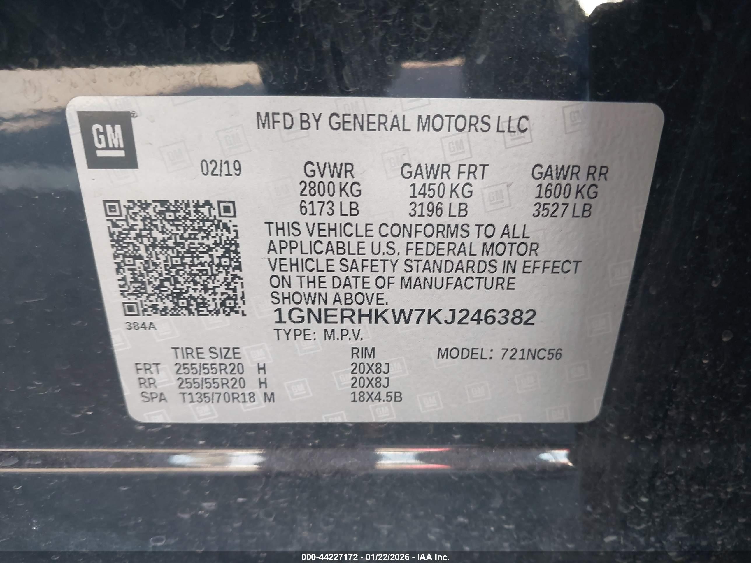 CHEVROLET TRAVERSE image 9