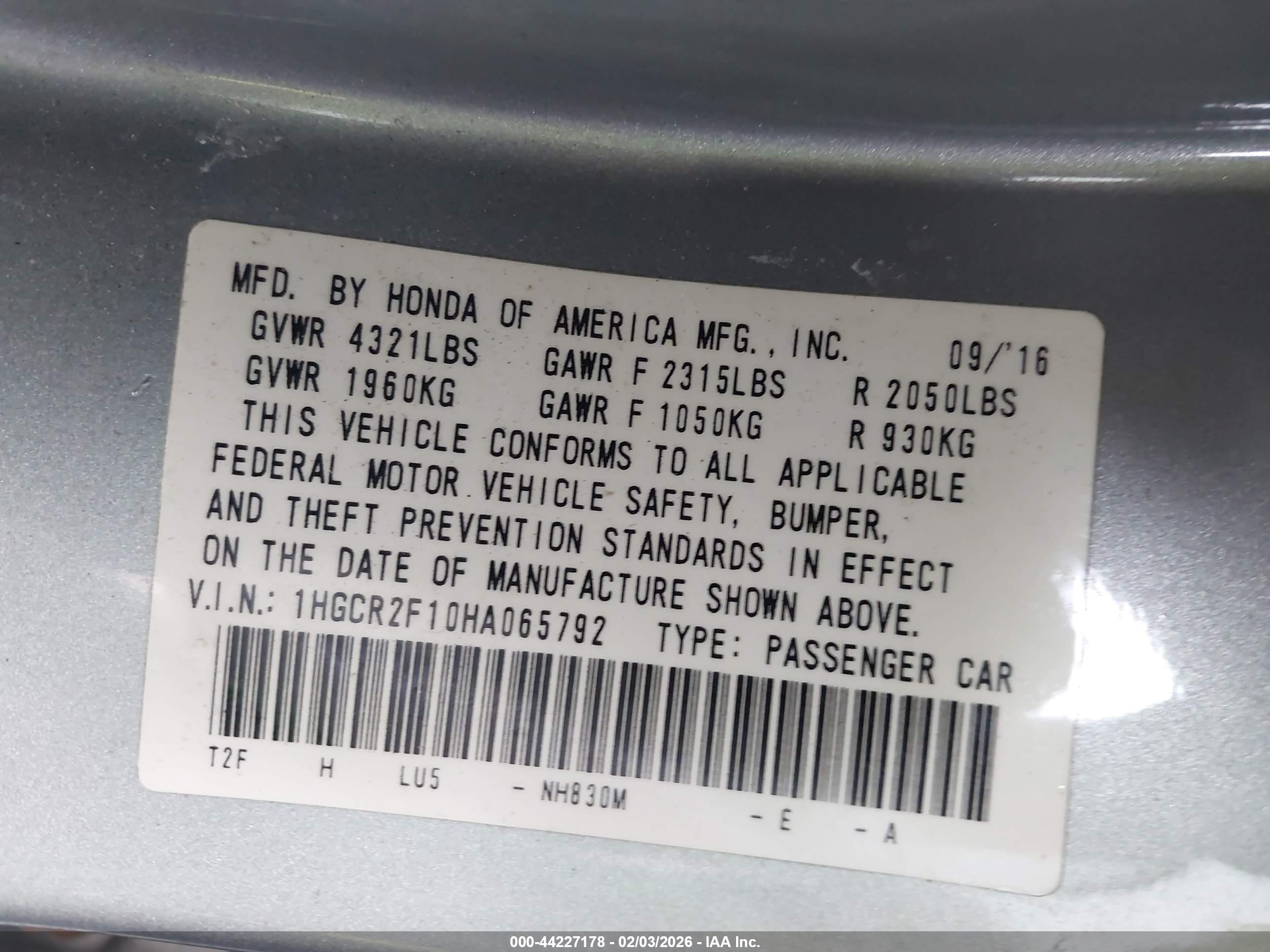 HONDA ACCORD image 9
