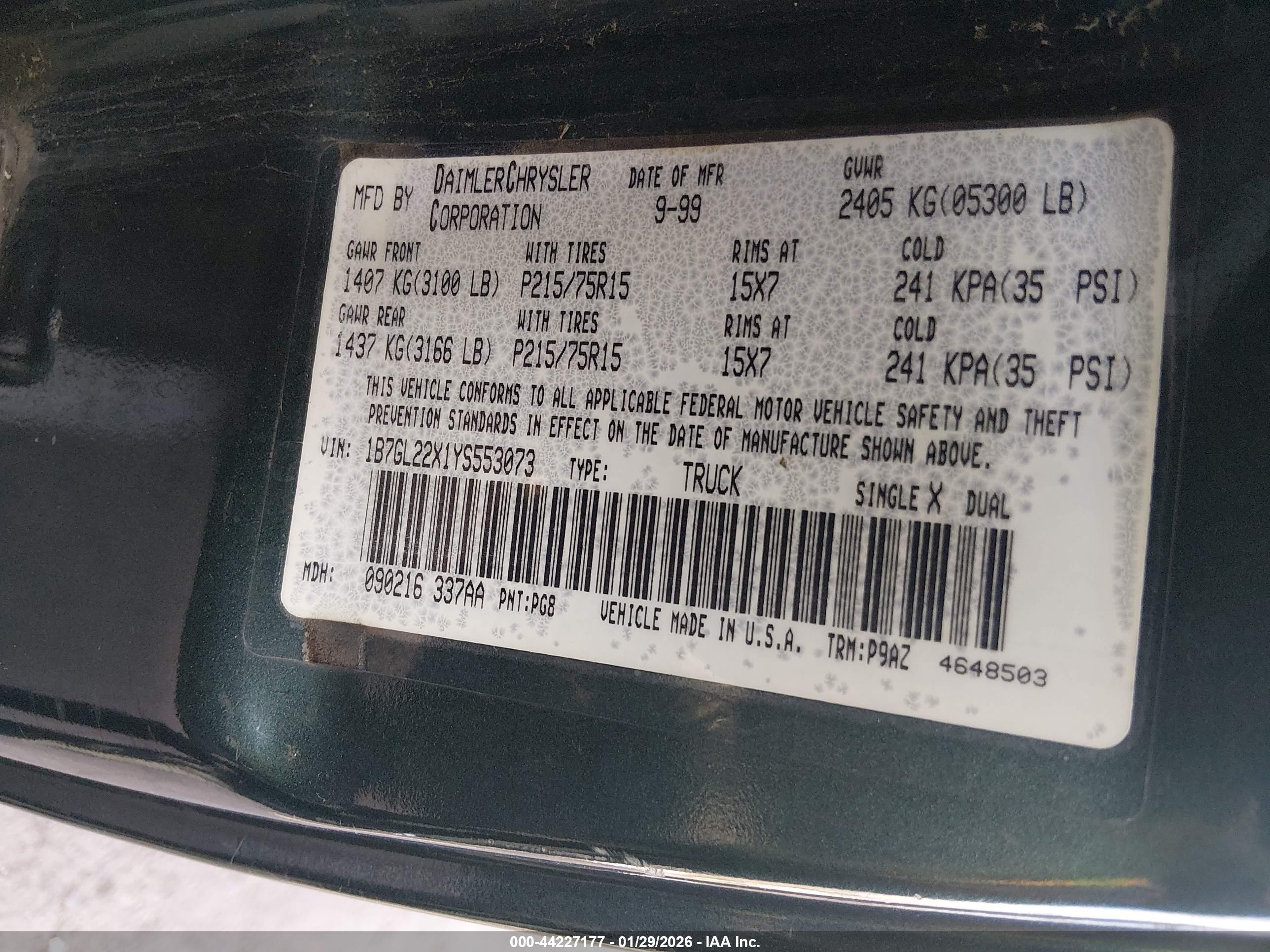 DODGE DAKOTA image 9