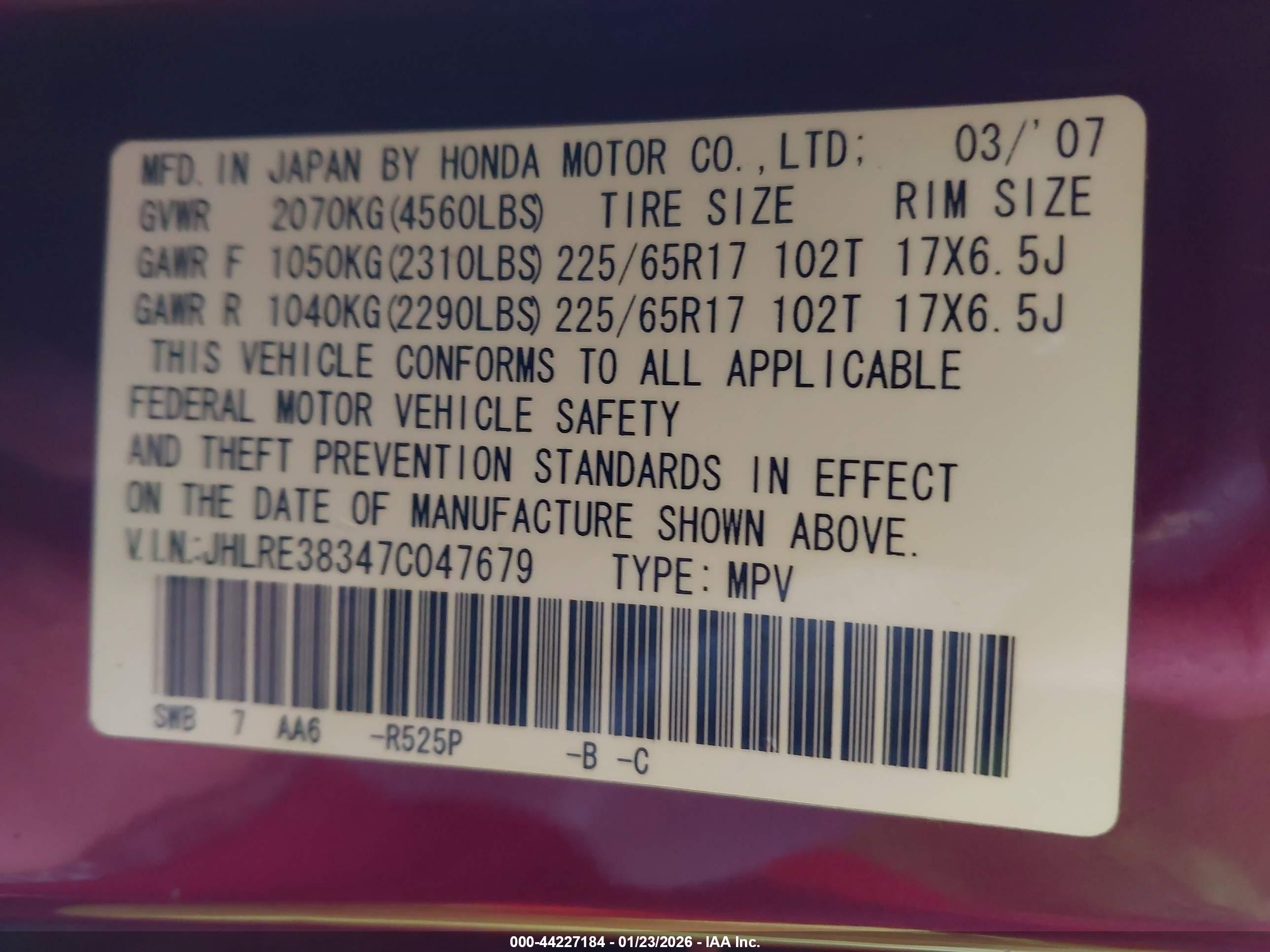 HONDA CR-V image 9