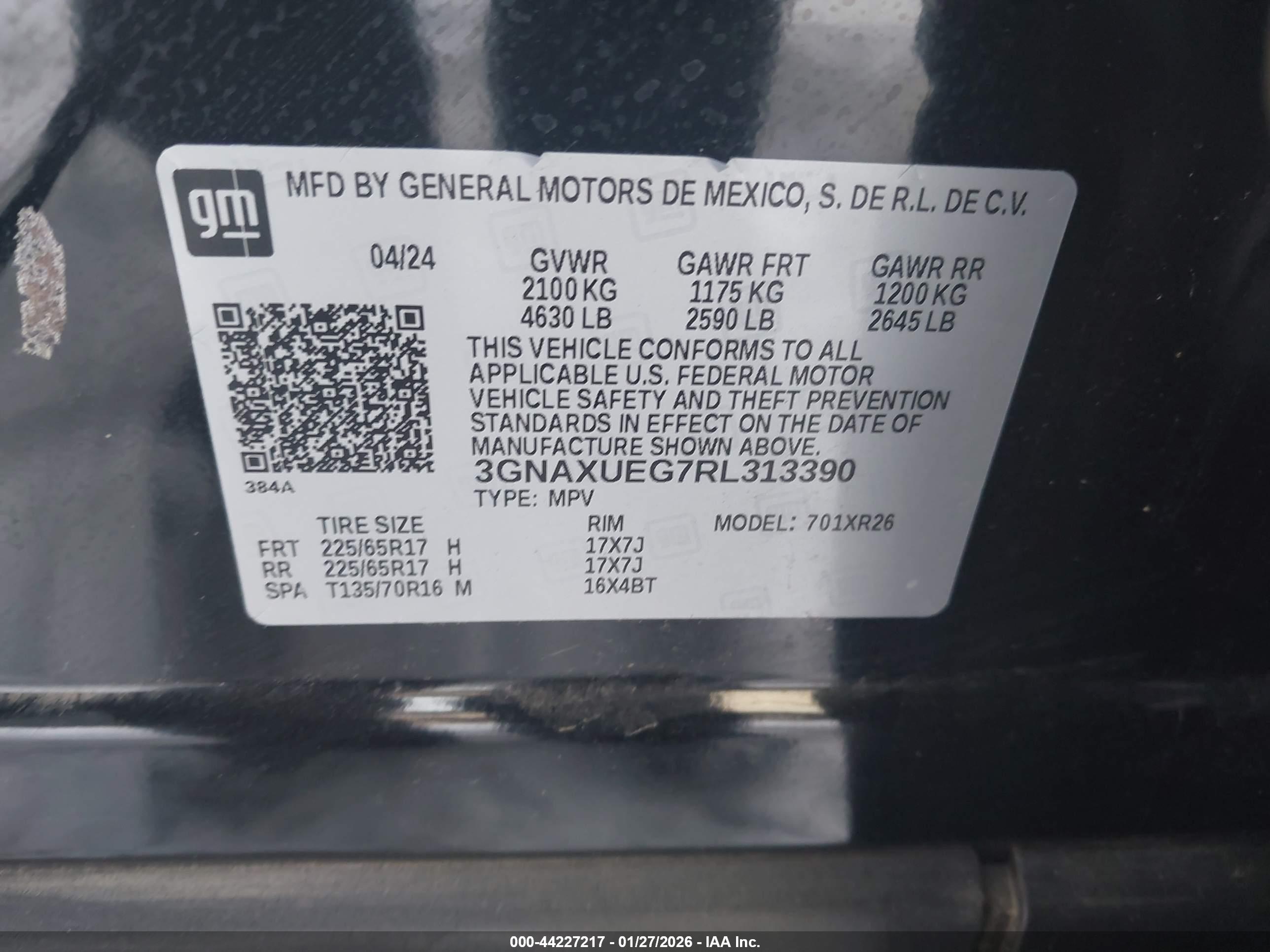CHEVROLET EQUINOX image 9