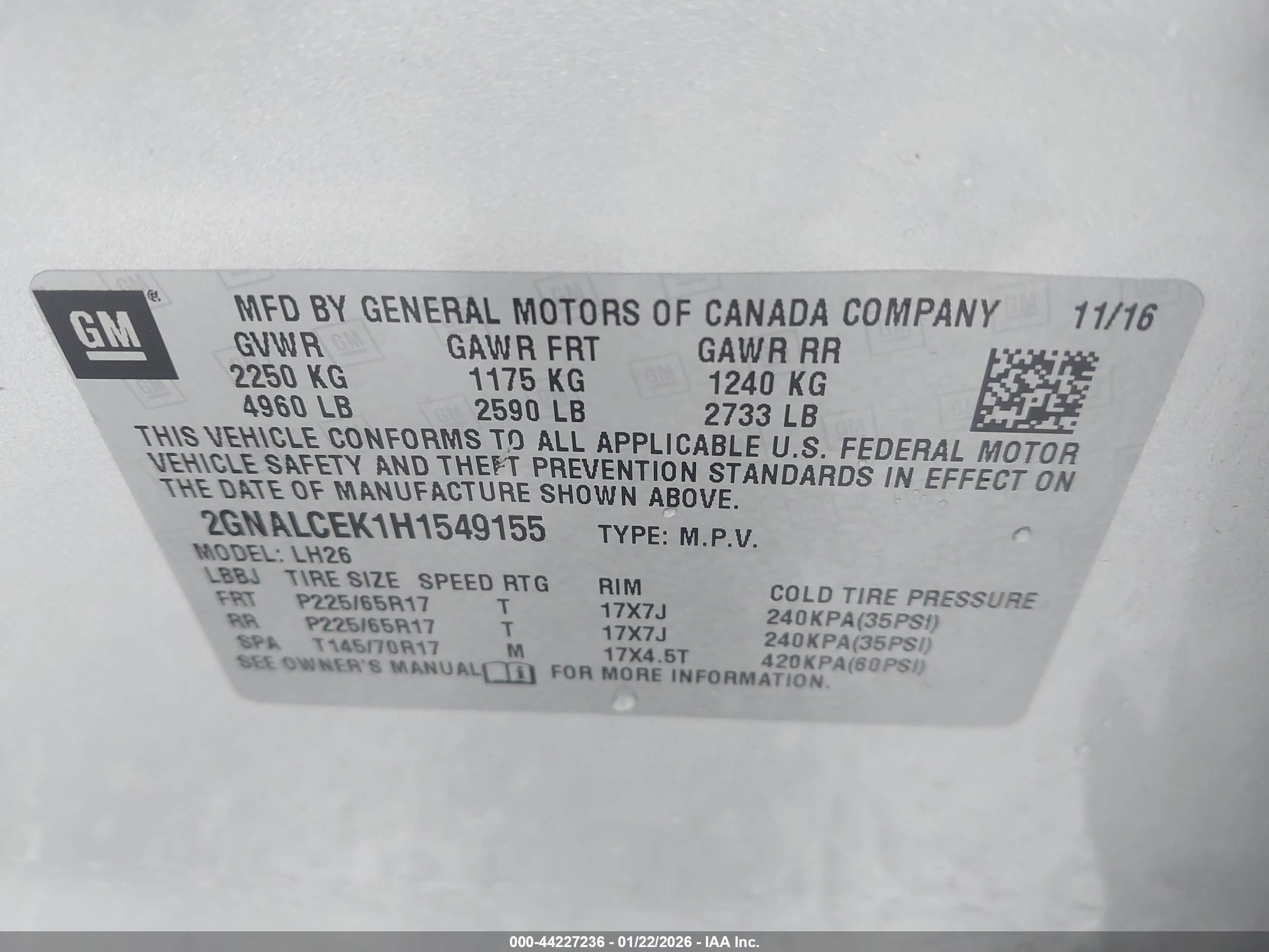 CHEVROLET EQUINOX image 9