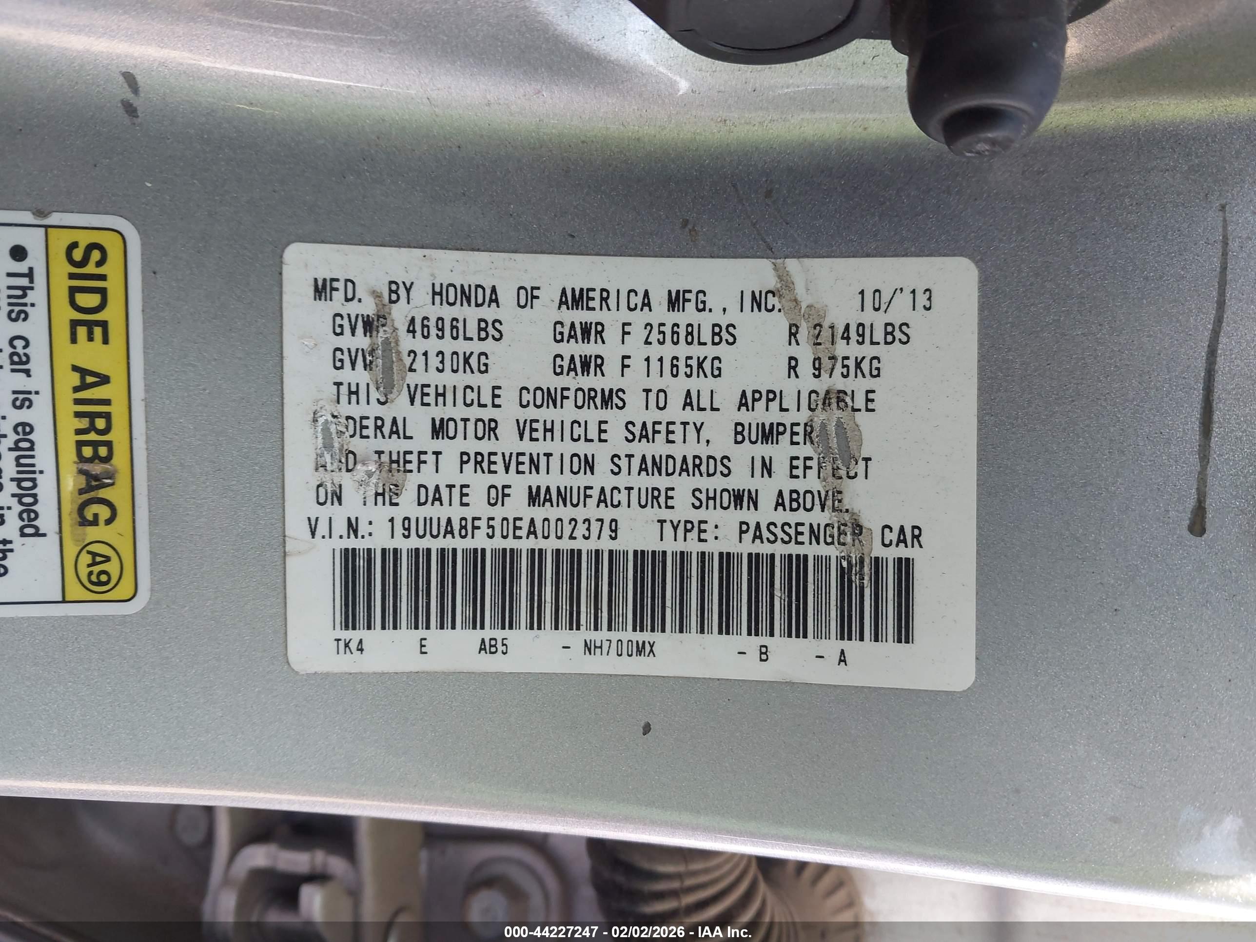 ACURA TL image 9