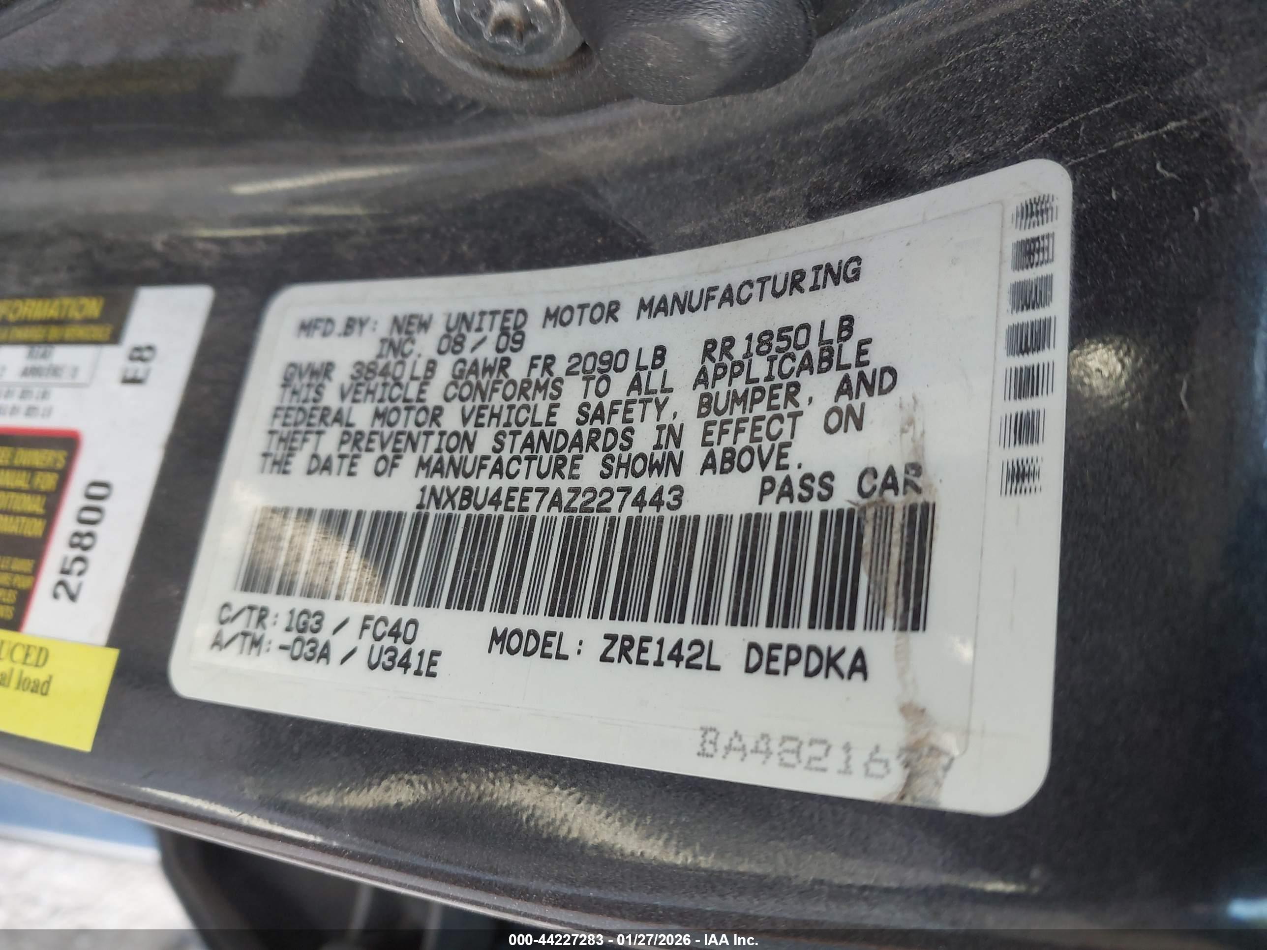 TOYOTA COROLLA image 9