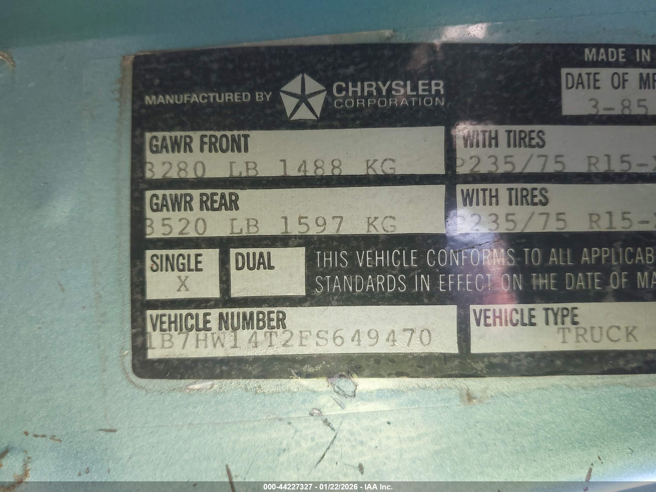 DODGE W-SERIES image 9