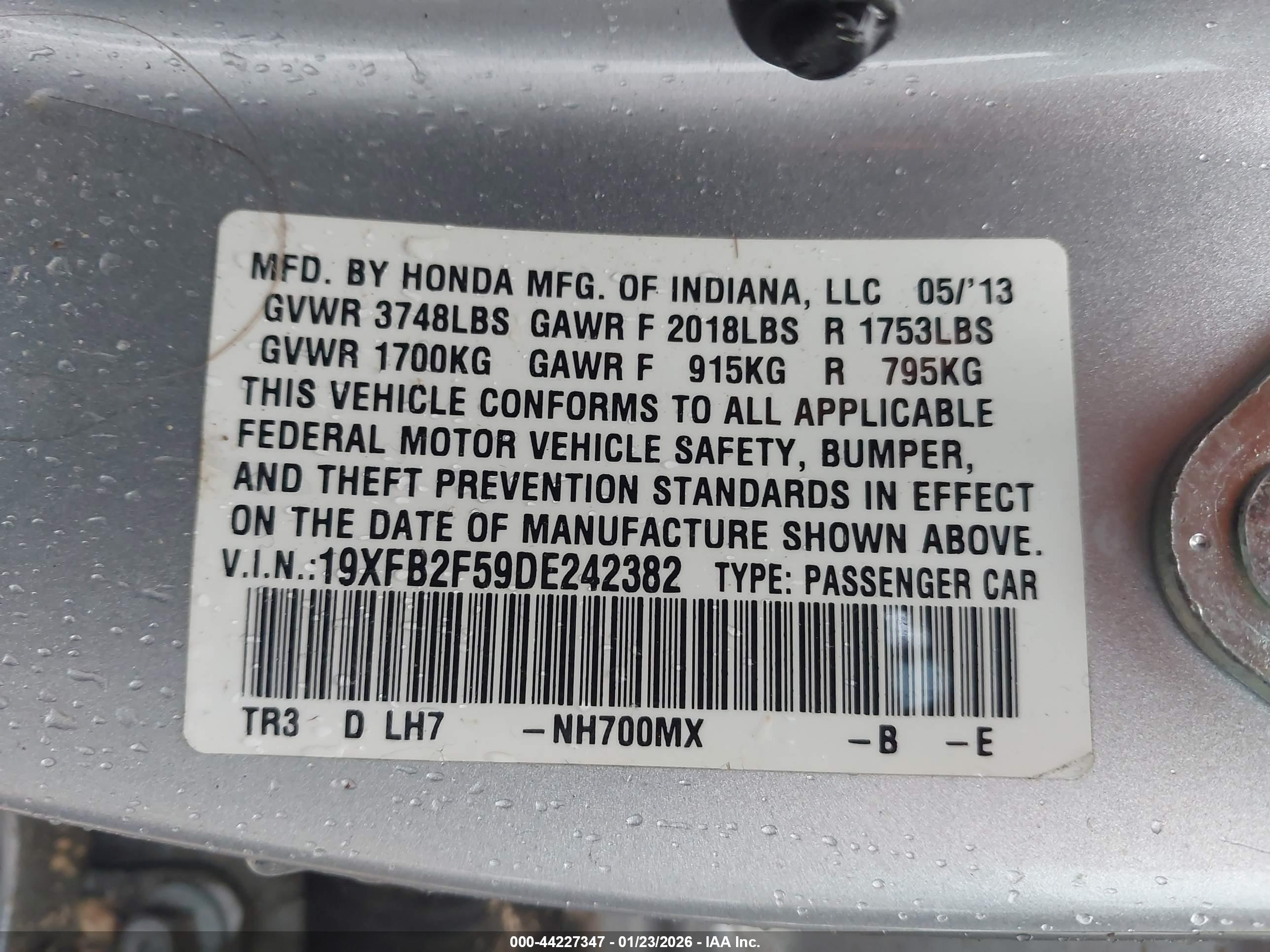 HONDA CIVIC image 9