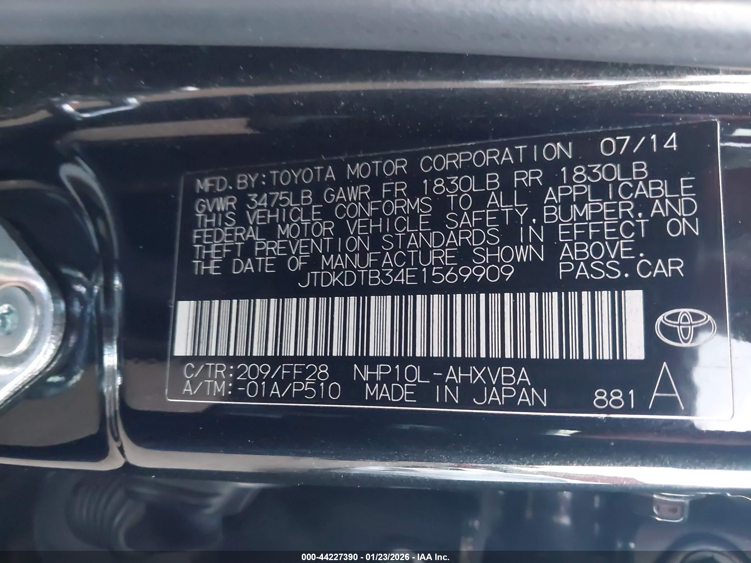 TOYOTA PRIUS image 9