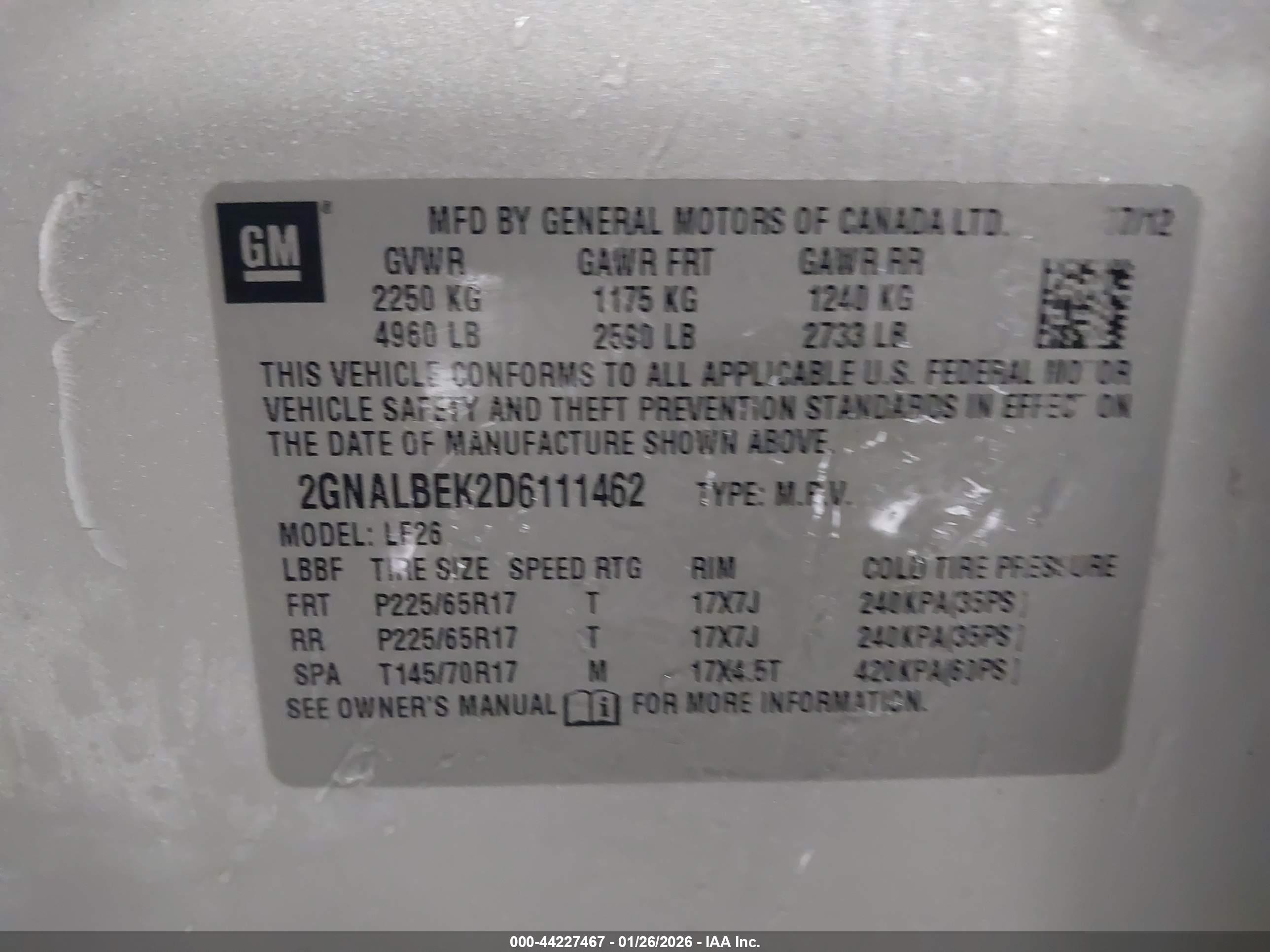 CHEVROLET EQUINOX image 9