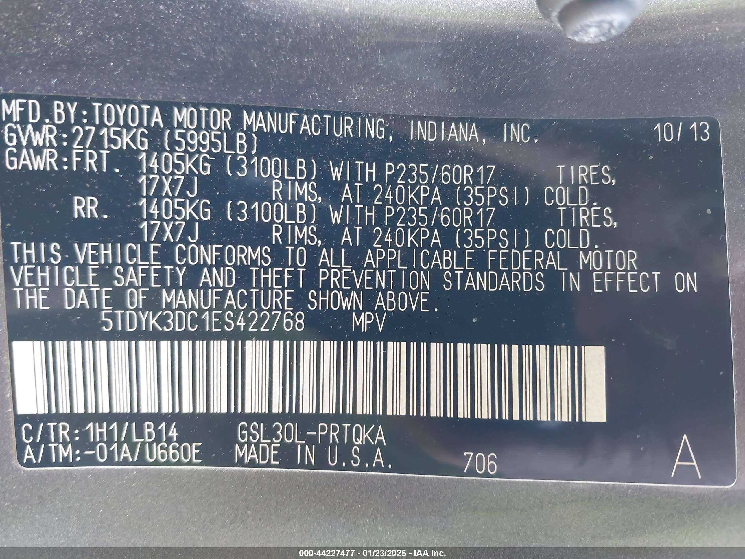 TOYOTA SIENNA image 9