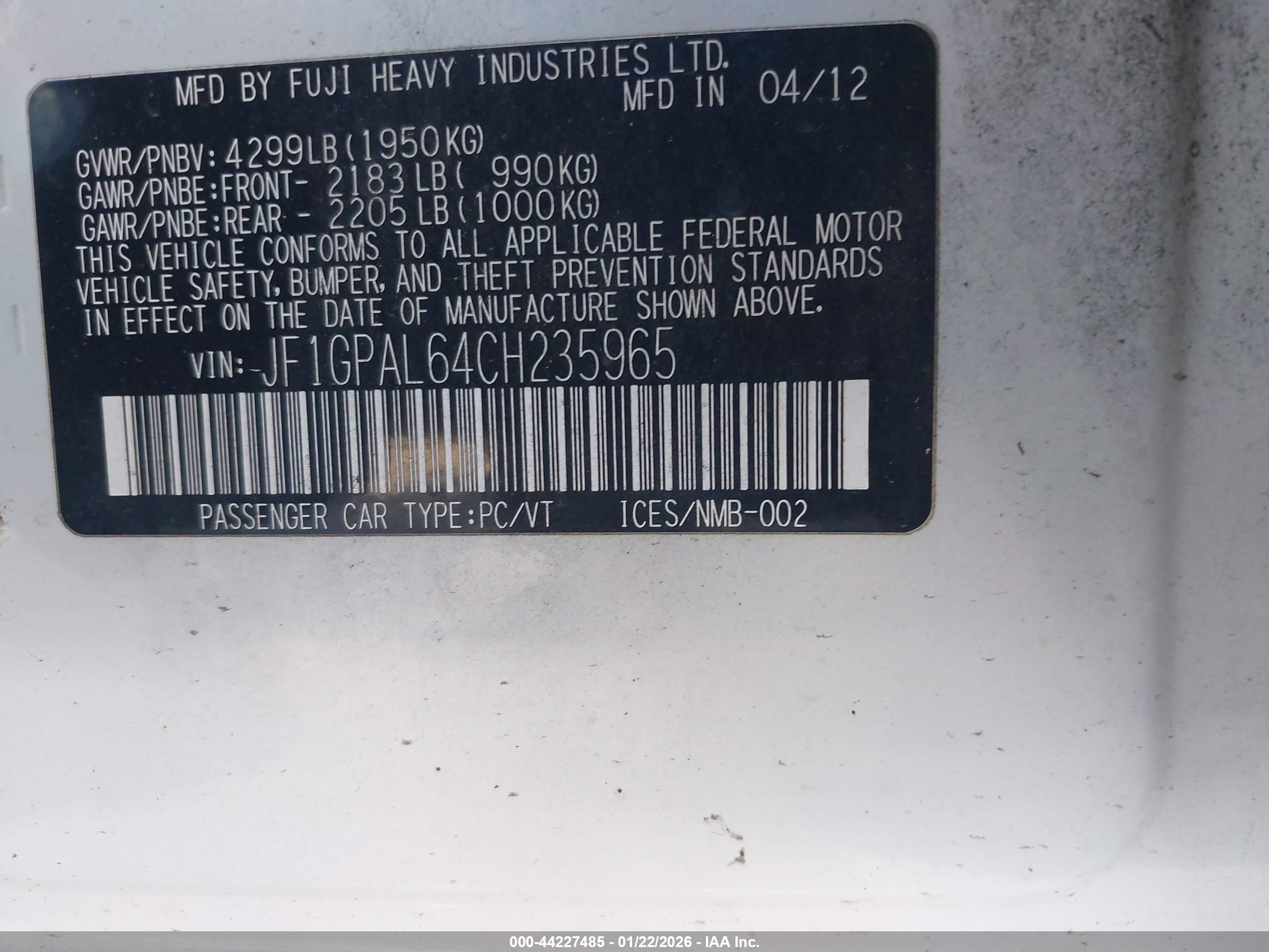 SUBARU IMPREZA image 9