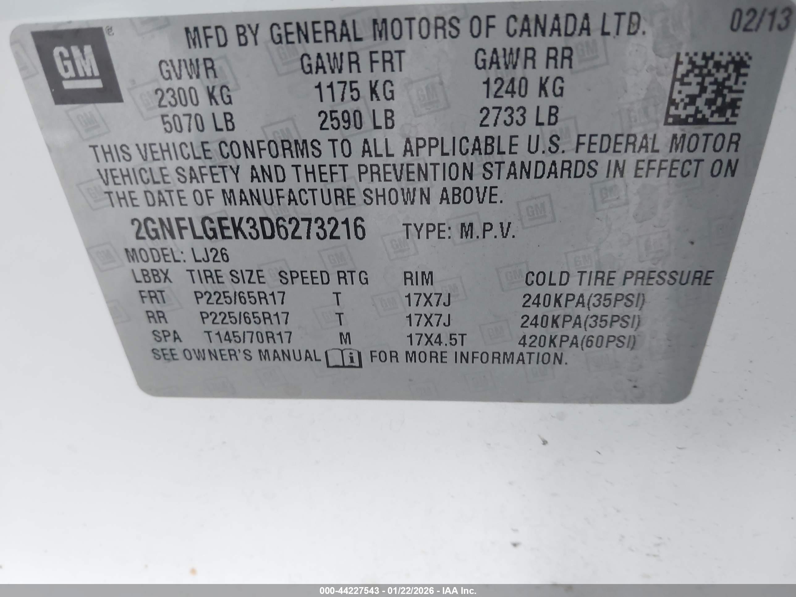 CHEVROLET EQUINOX image 9