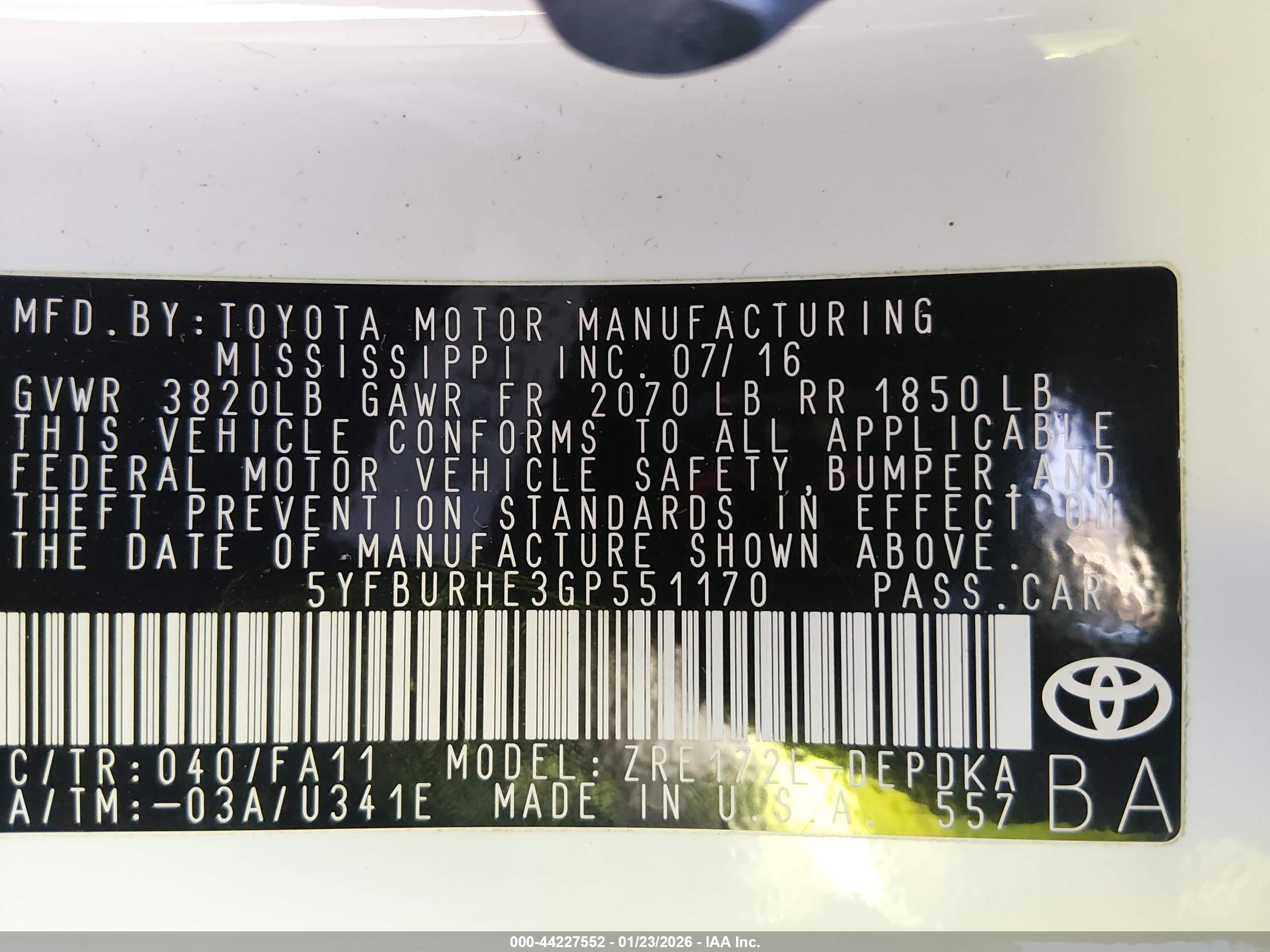 TOYOTA COROLLA image 9