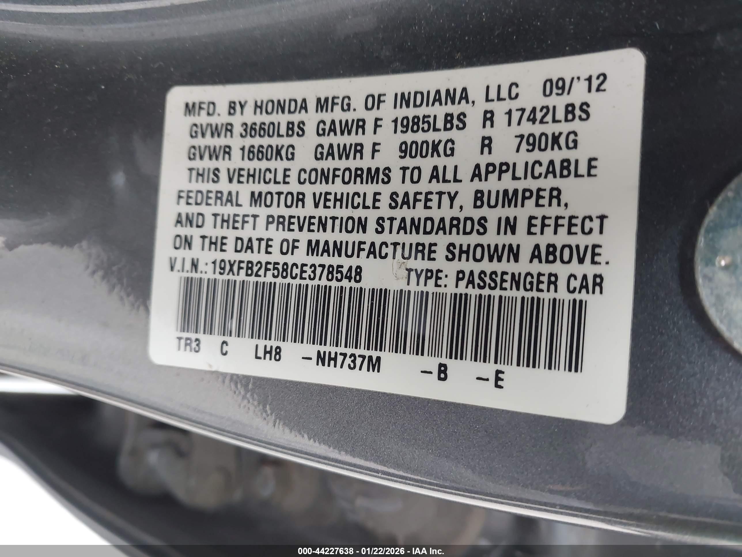 HONDA CIVIC image 9