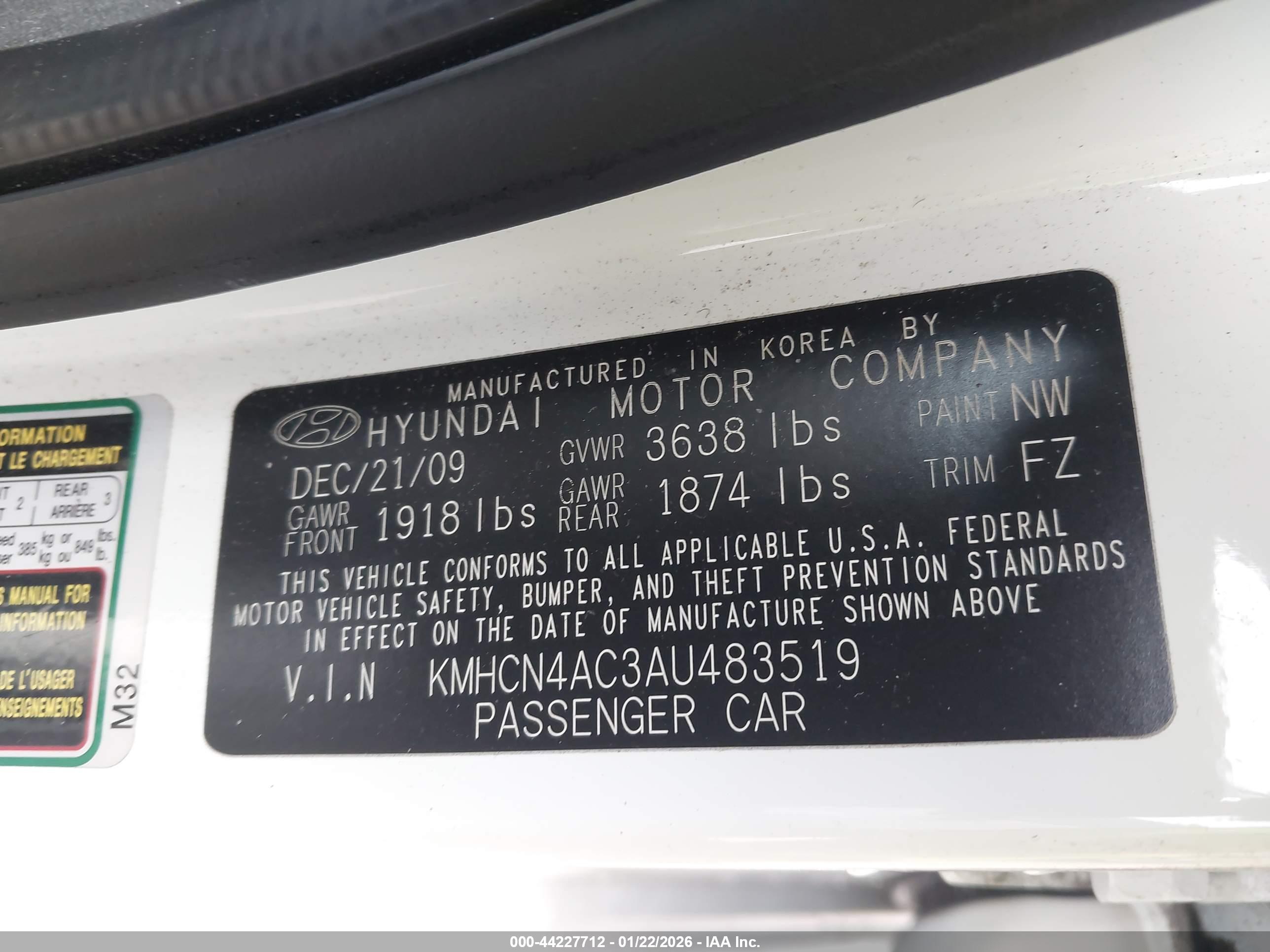 HYUNDAI ACCENT image 9