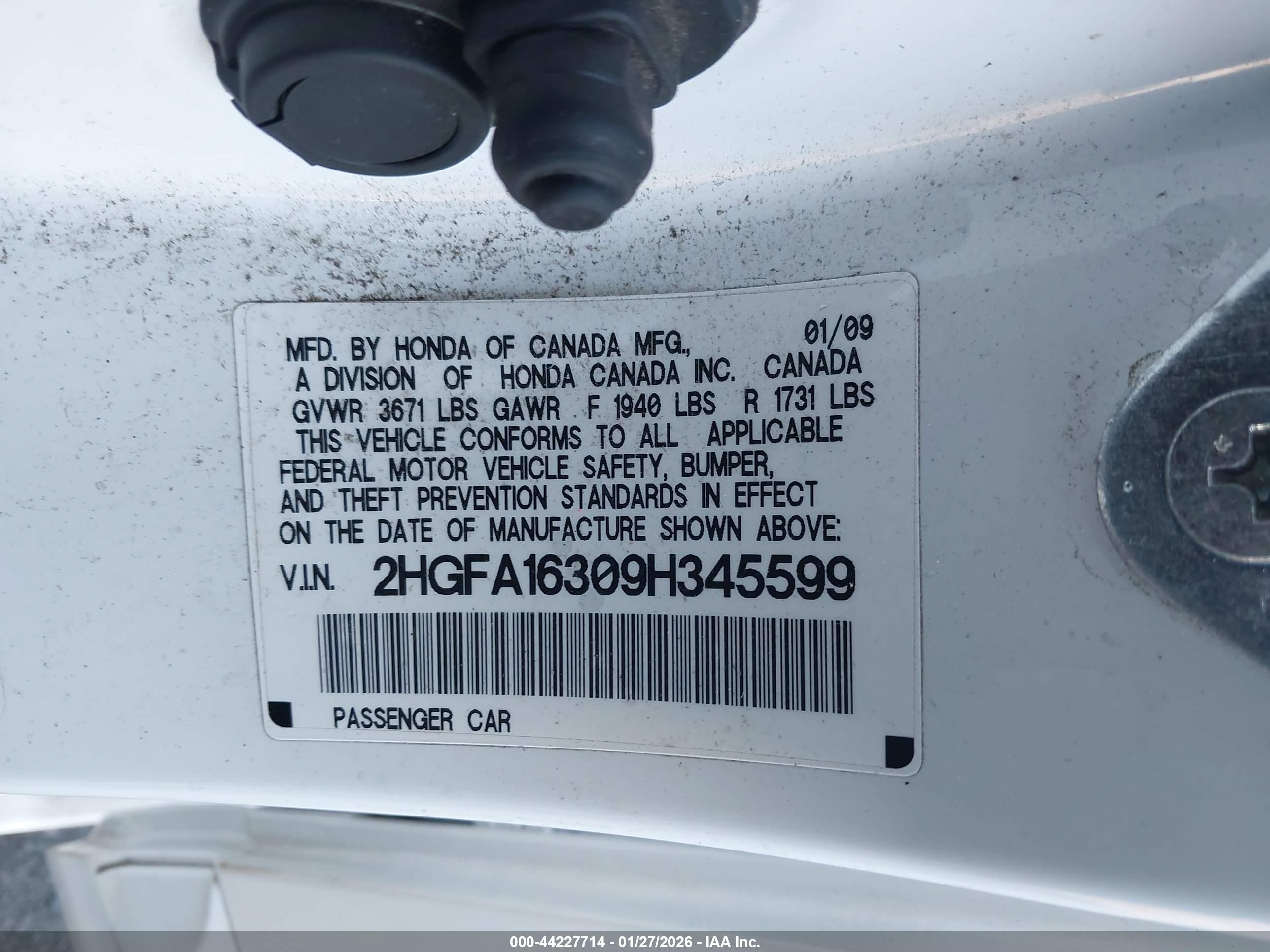 HONDA CIVIC image 9