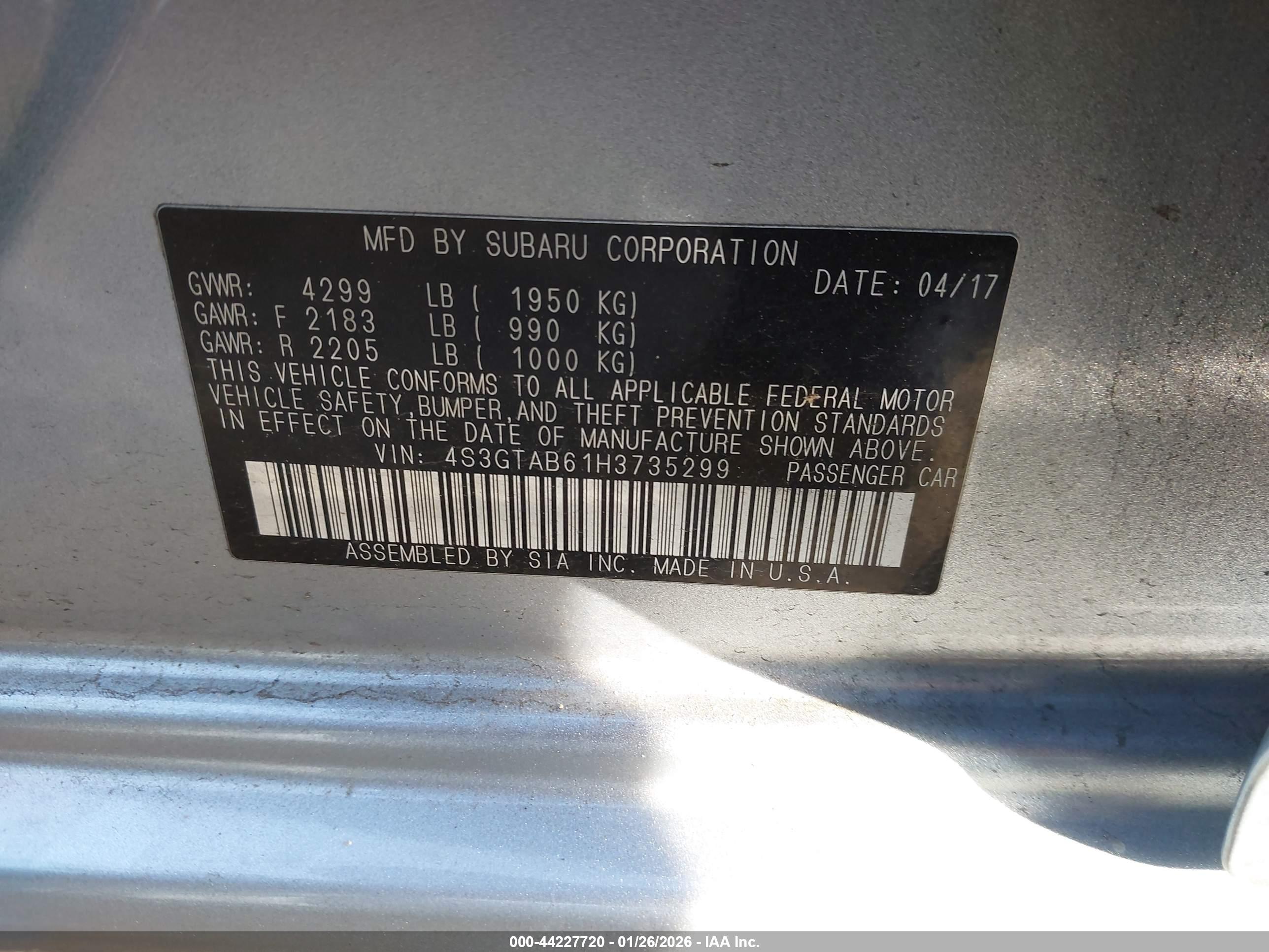 SUBARU IMPREZA image 9