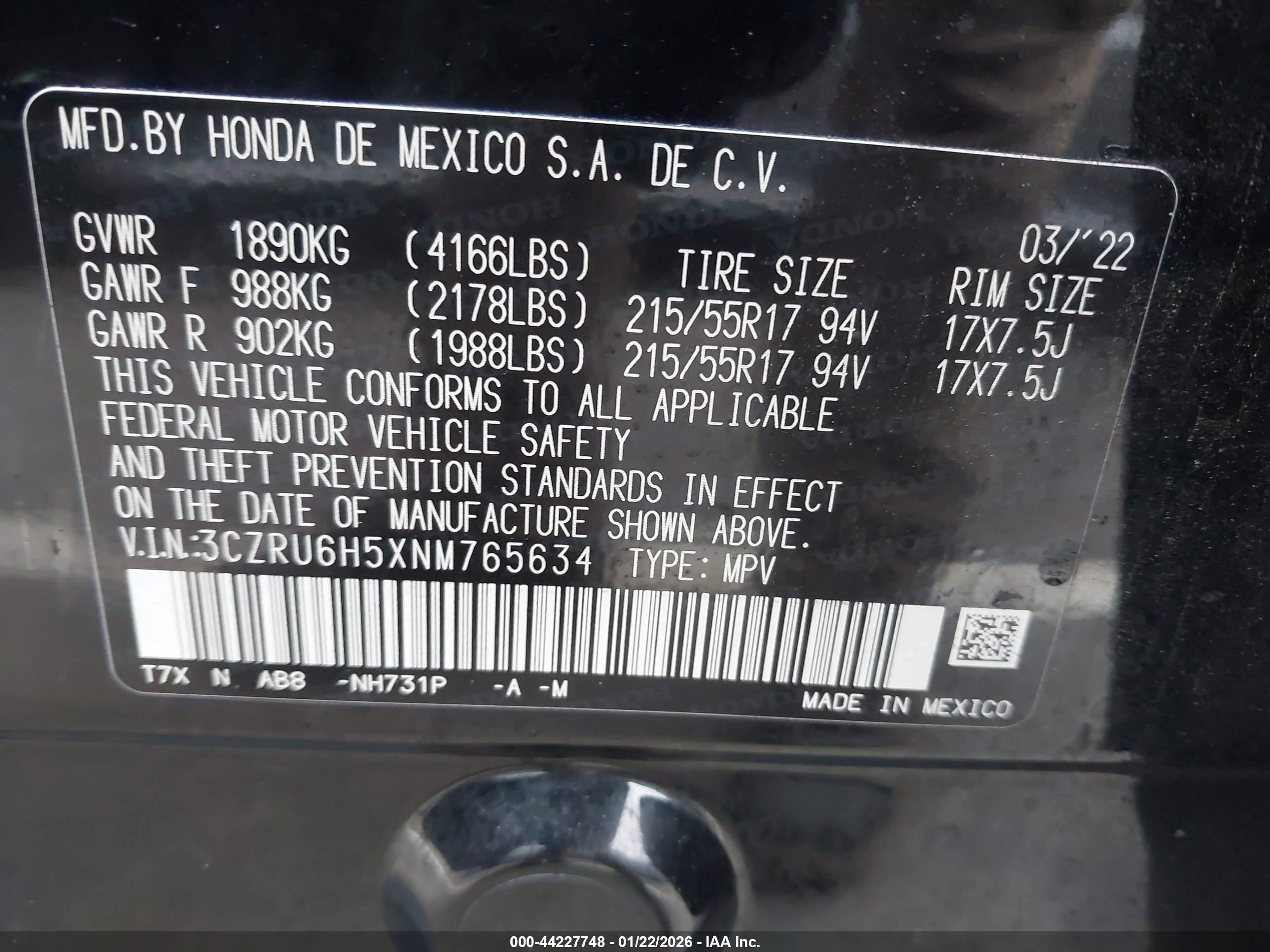 HONDA HR-V image 9