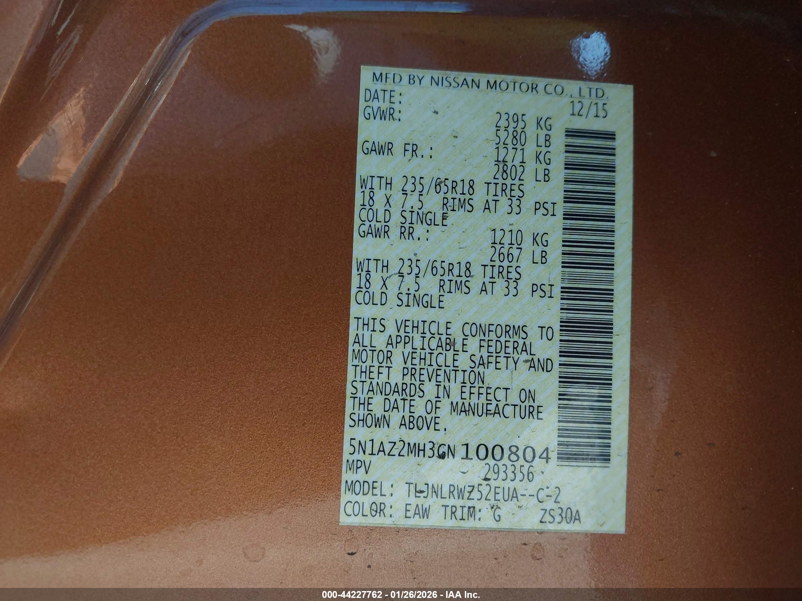 NISSAN MURANO image 9