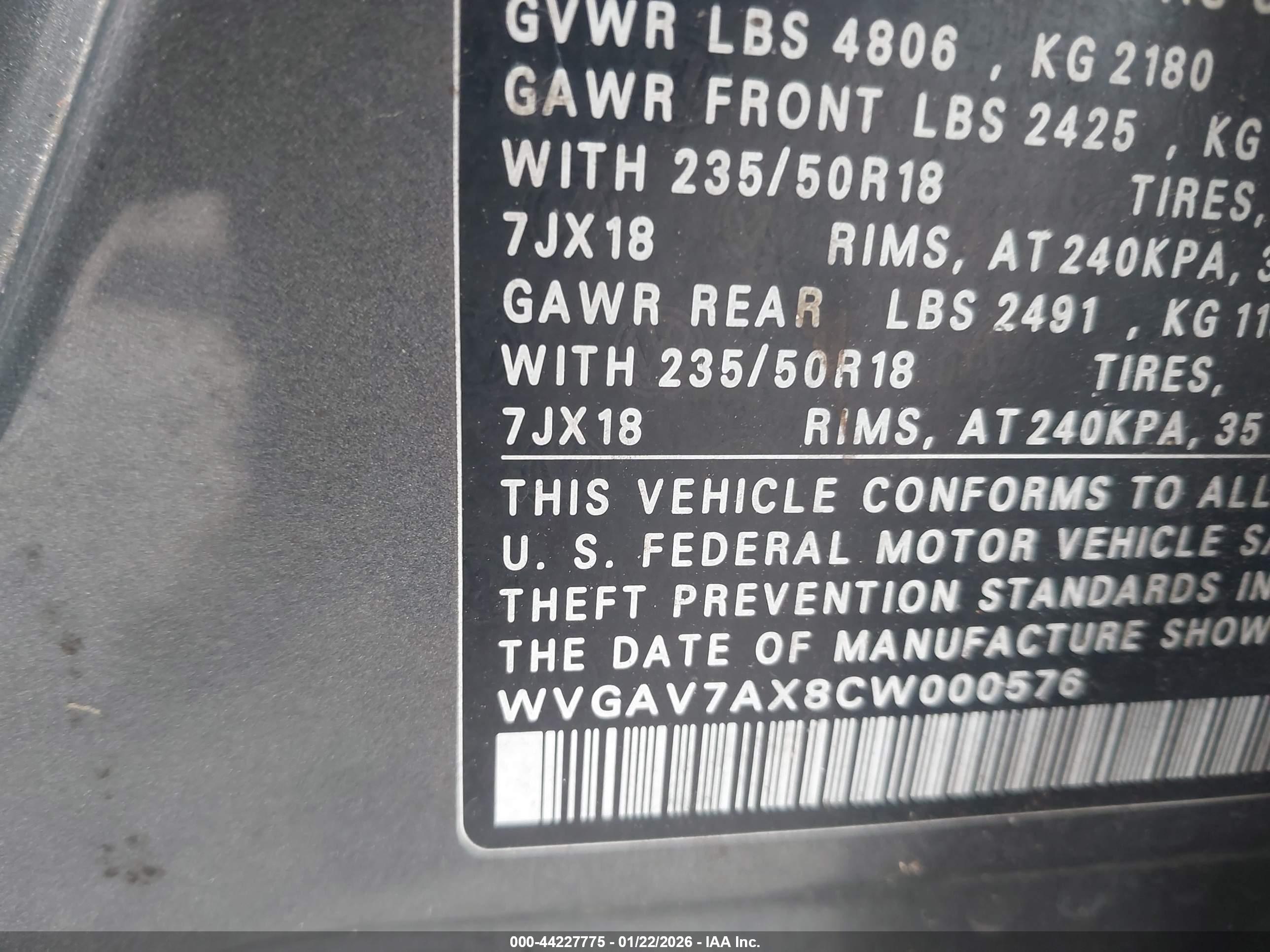 VOLKSWAGEN TIGUAN image 9