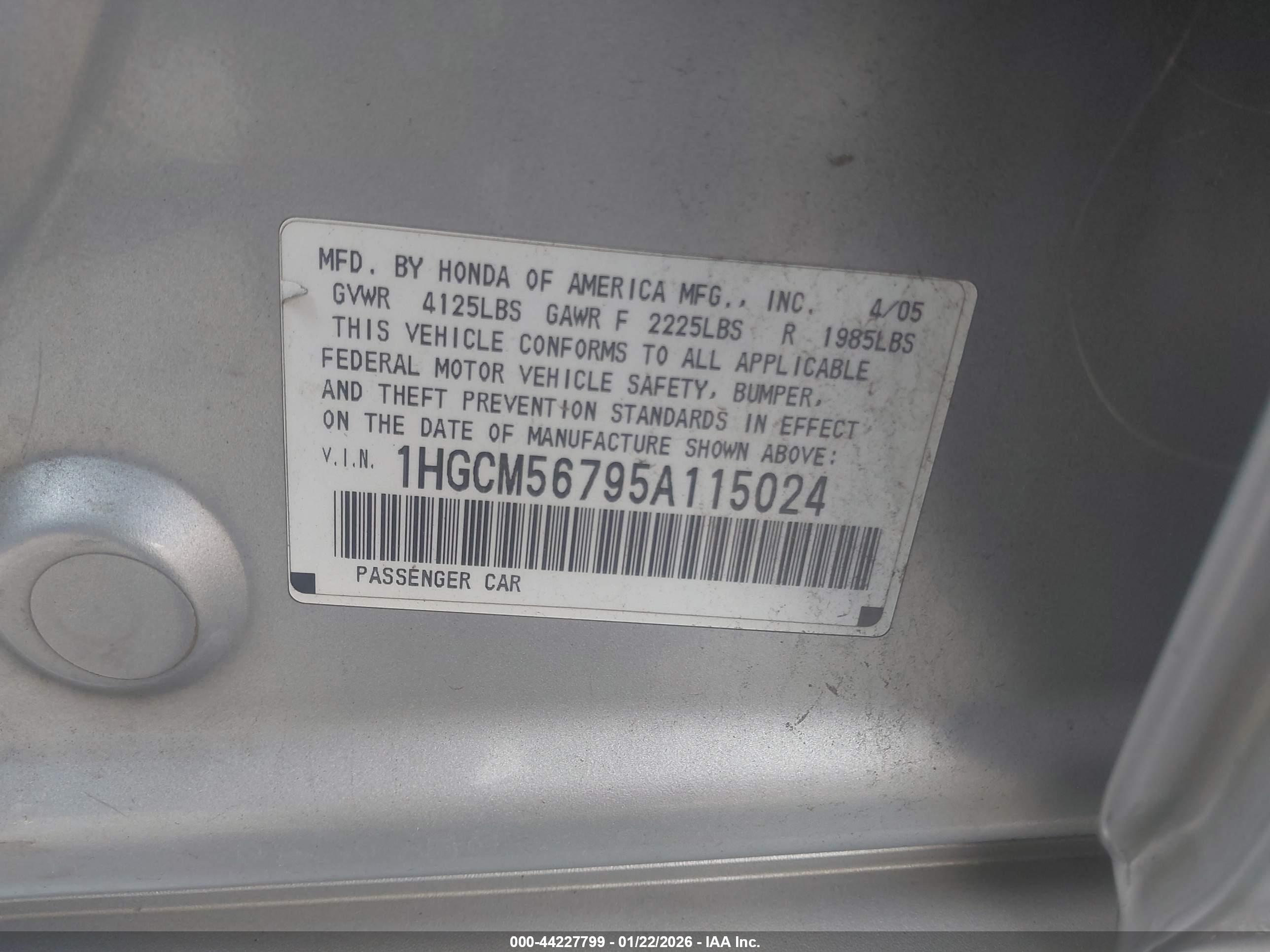 HONDA ACCORD image 9