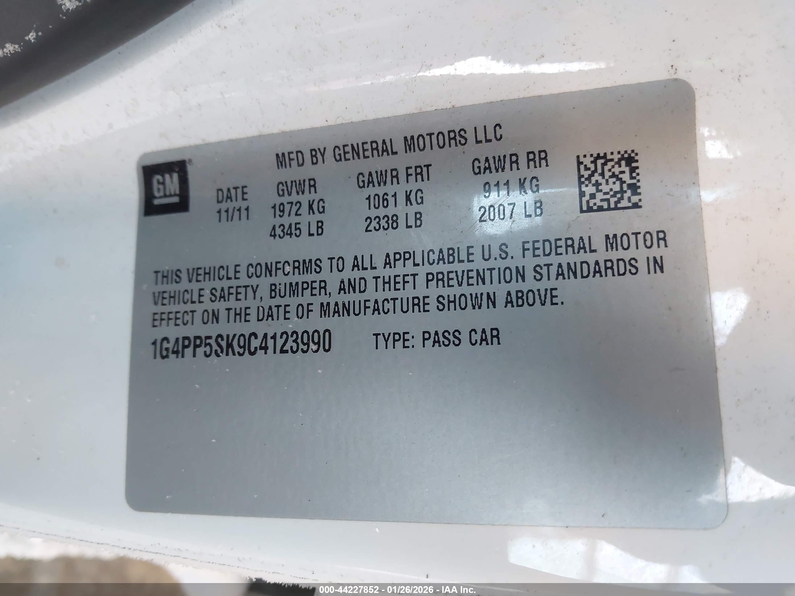 BUICK VERANO image 9