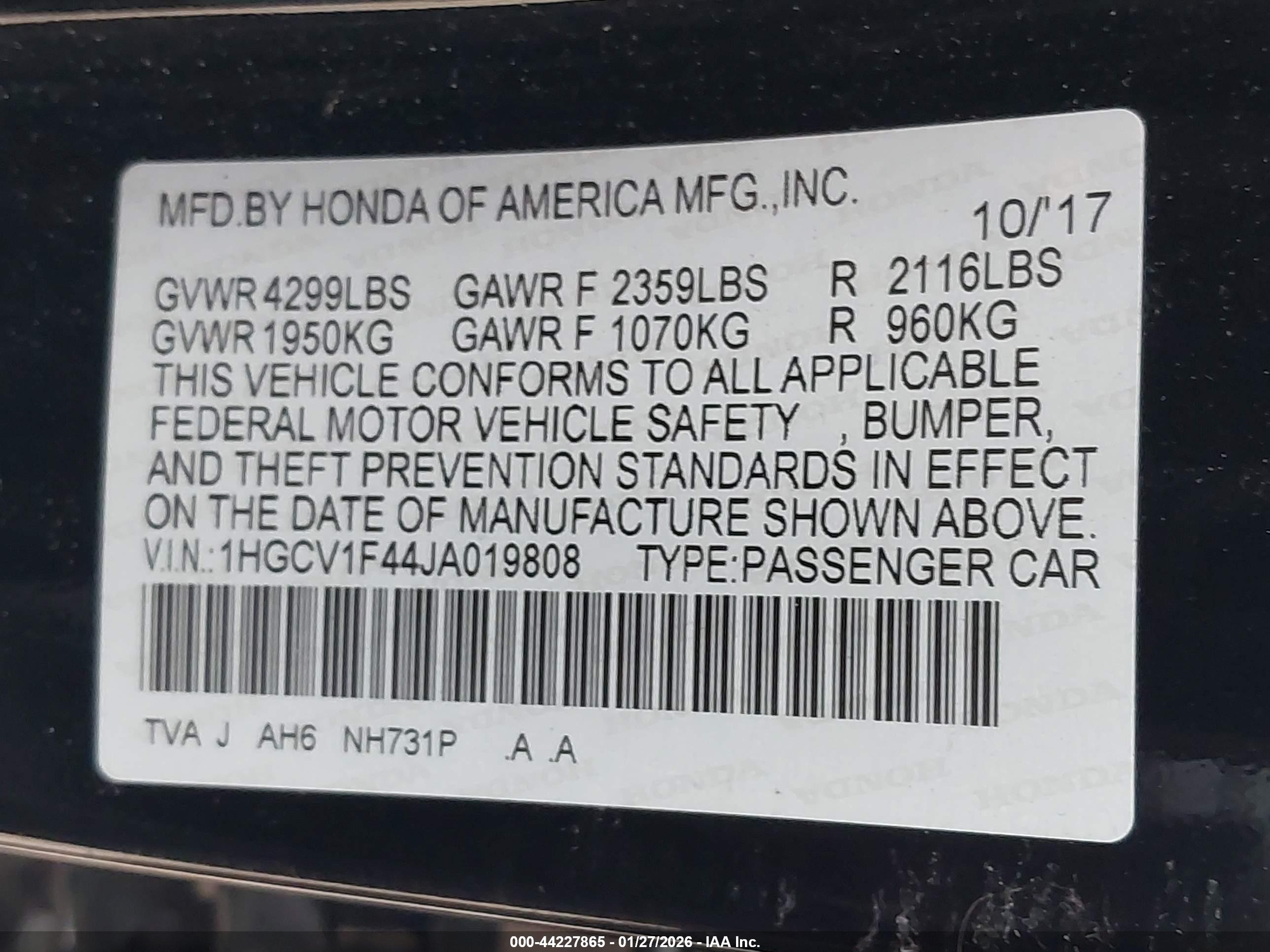 HONDA ACCORD image 9