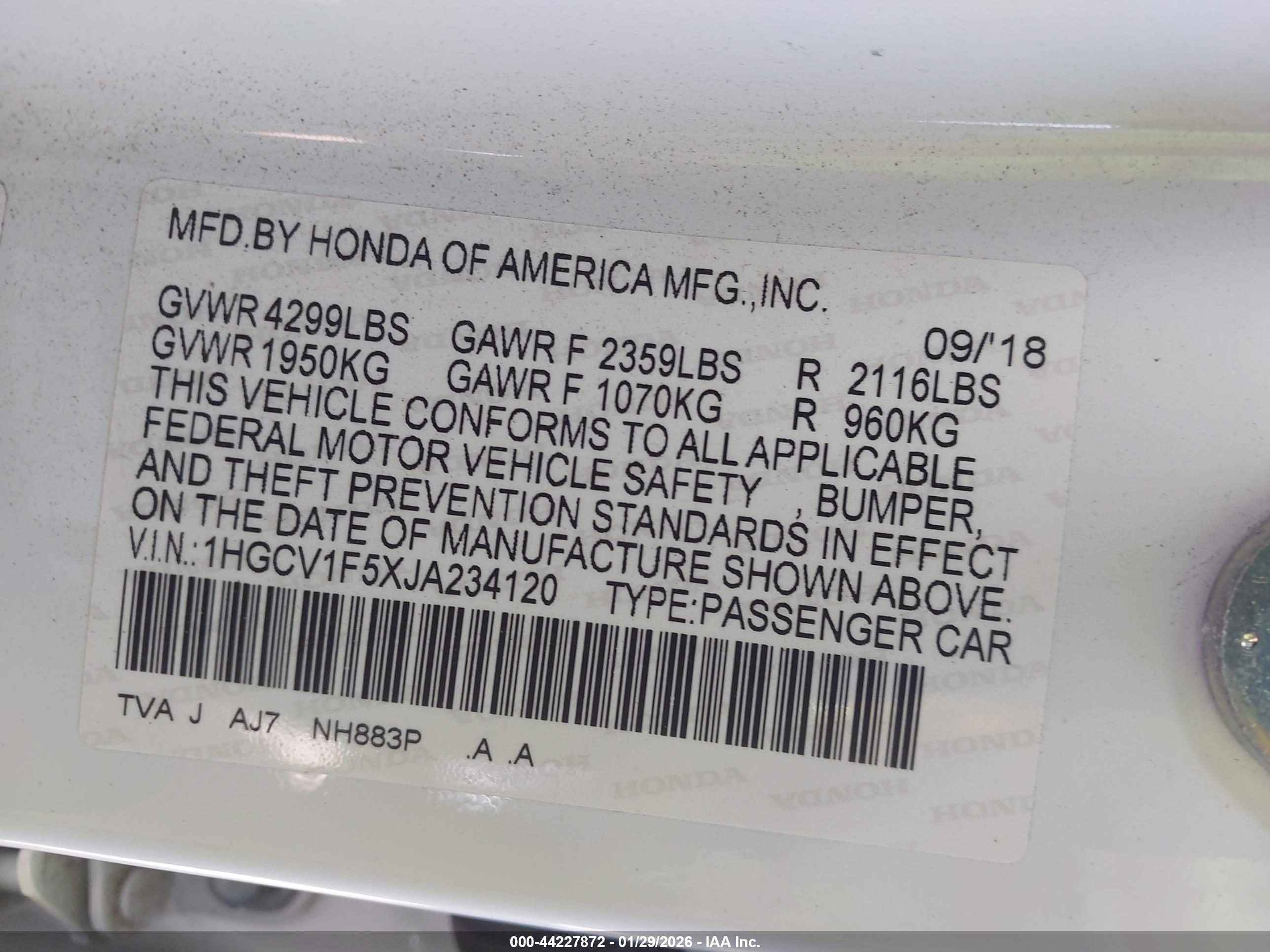 HONDA ACCORD image 9