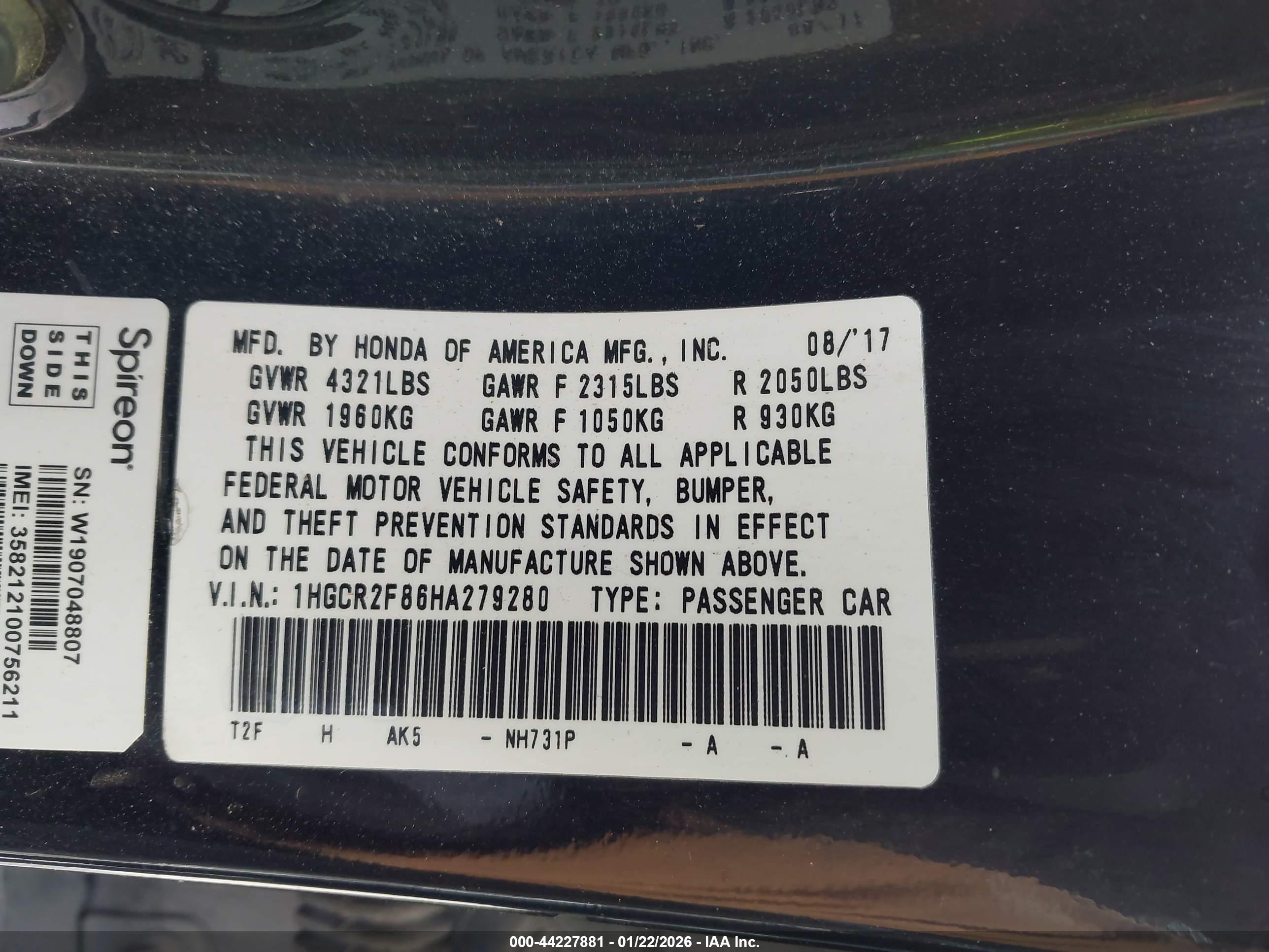 HONDA ACCORD image 9