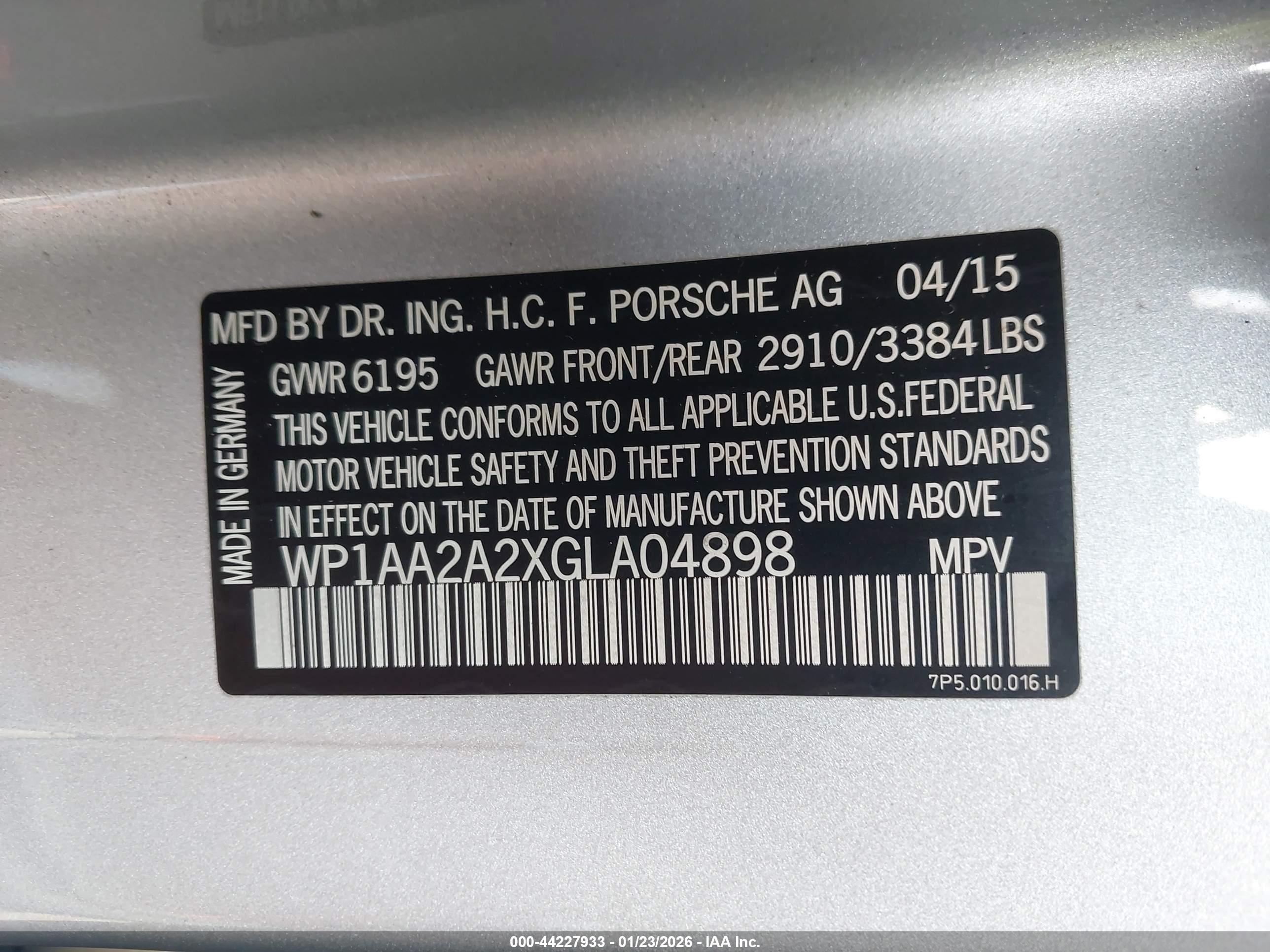 PORSCHE CAYENNE image 9