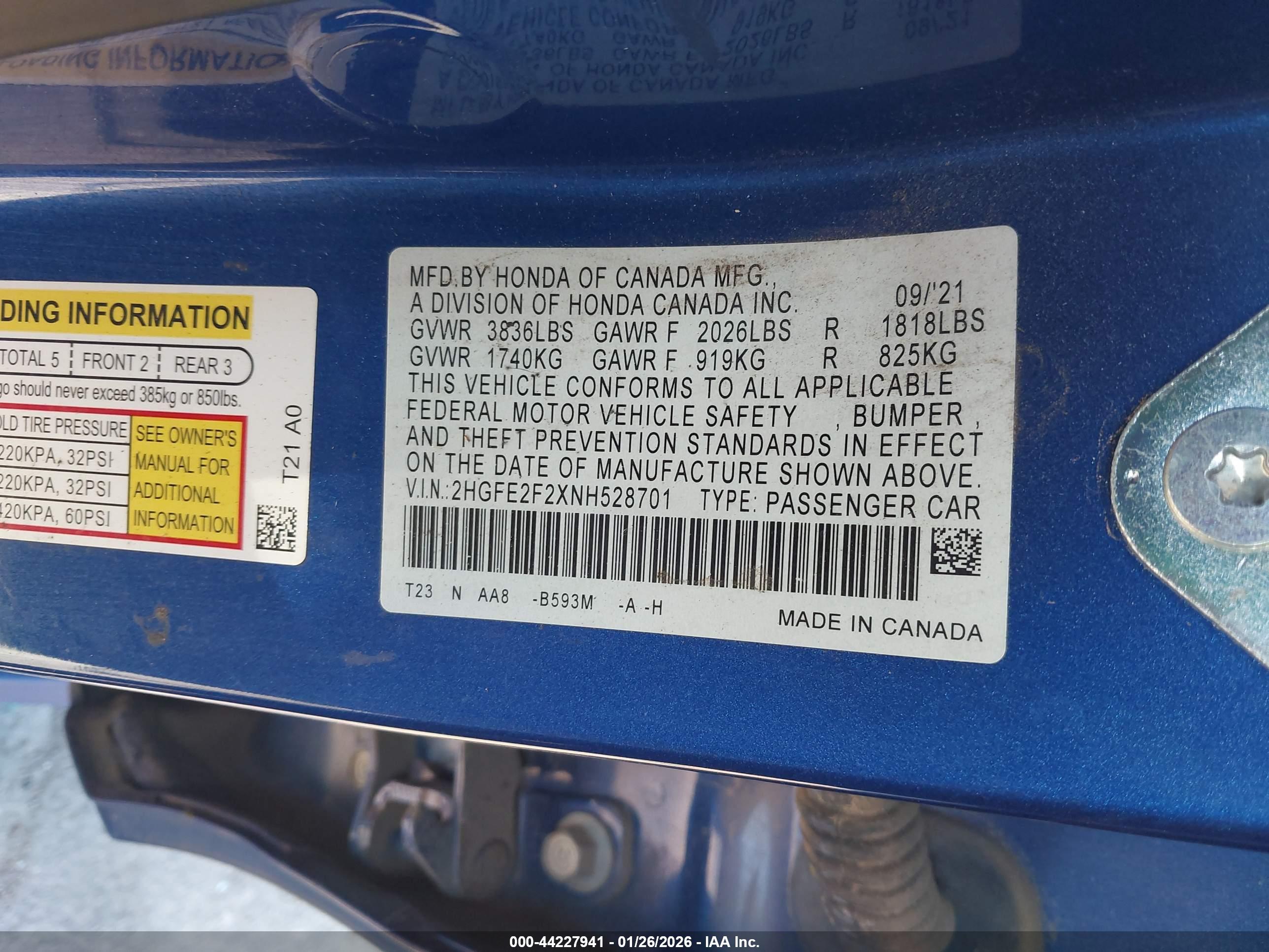 HONDA CIVIC image 9