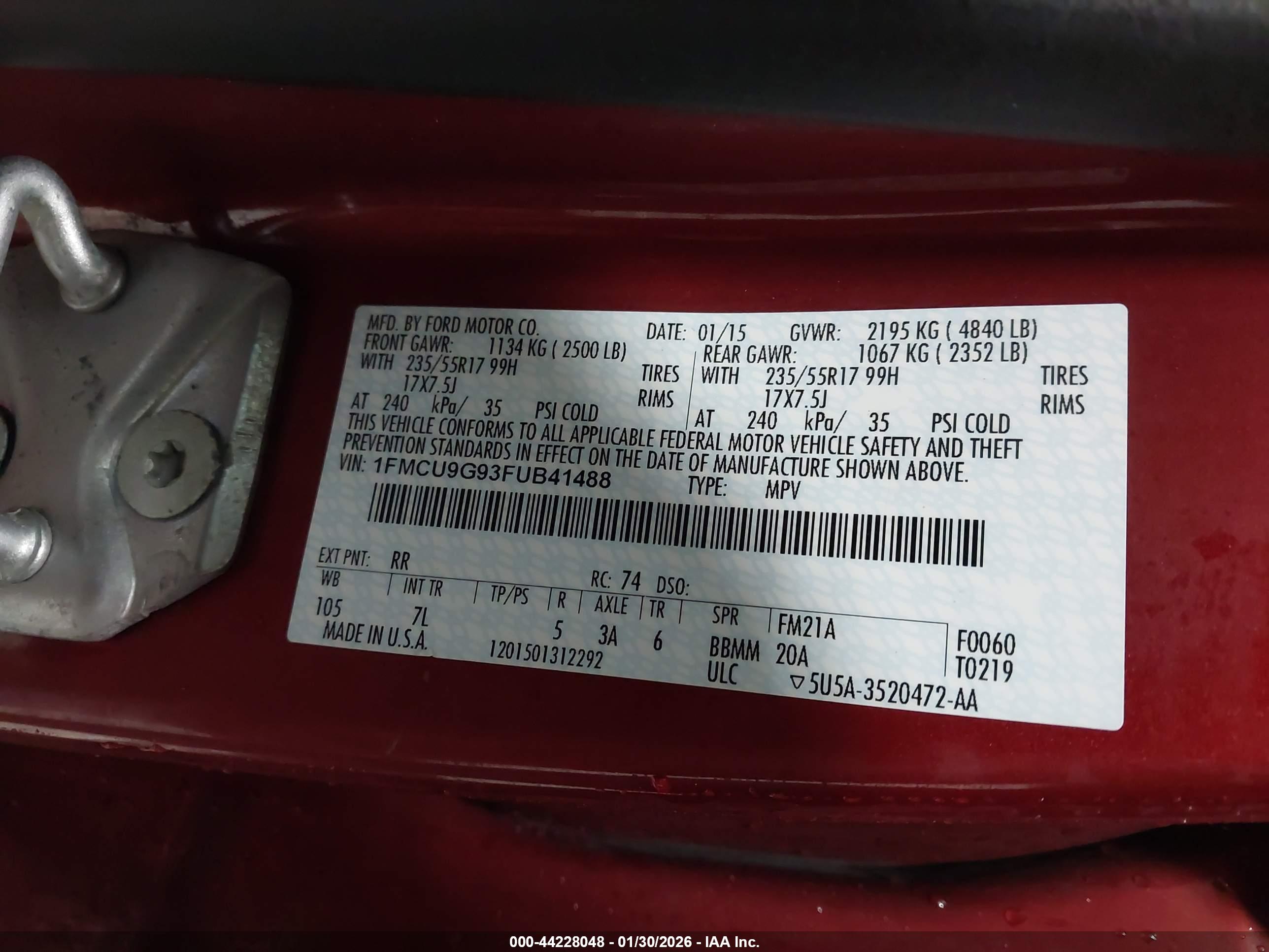 FORD ESCAPE image 9
