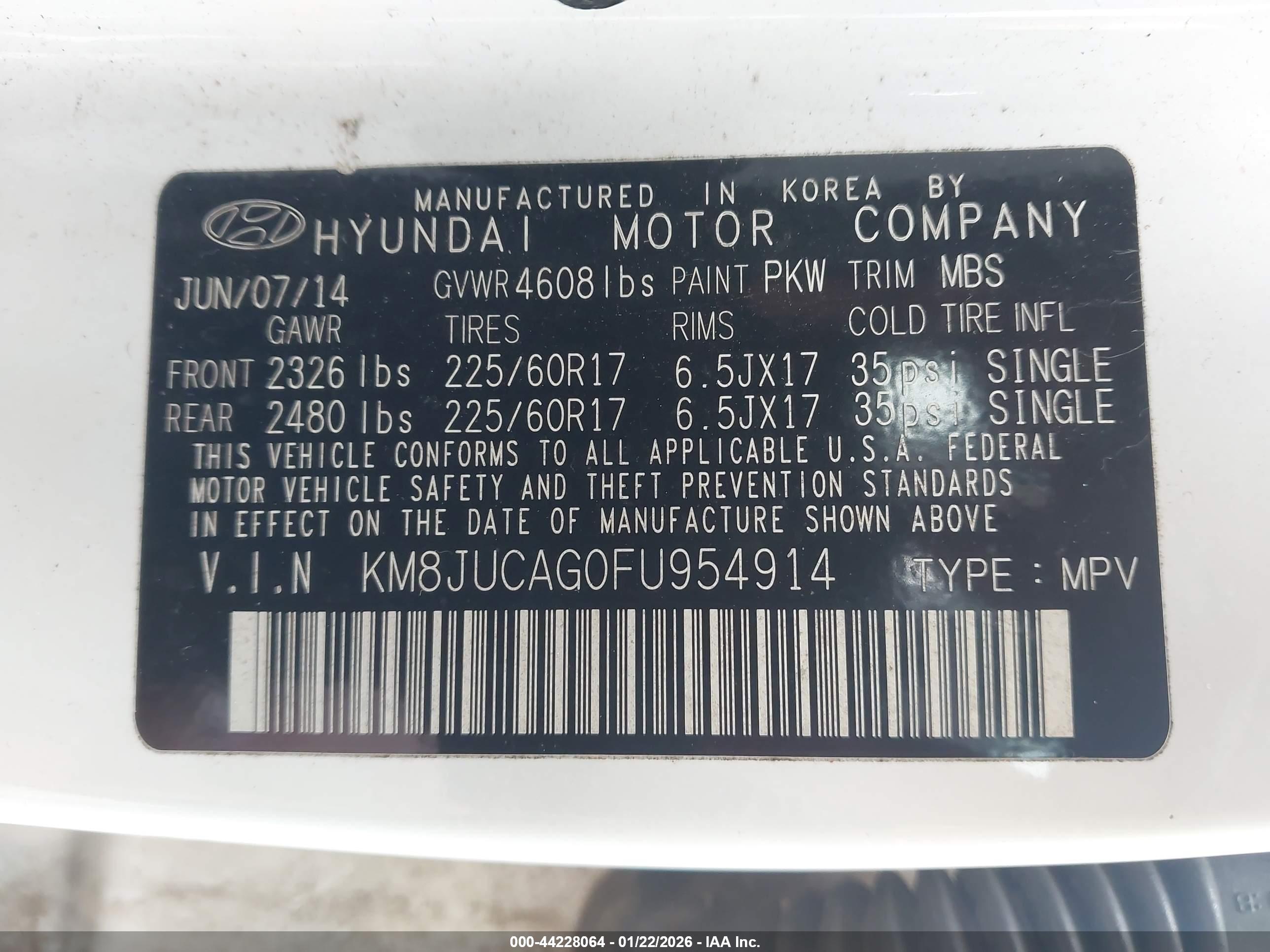 HYUNDAI TUCSON image 9