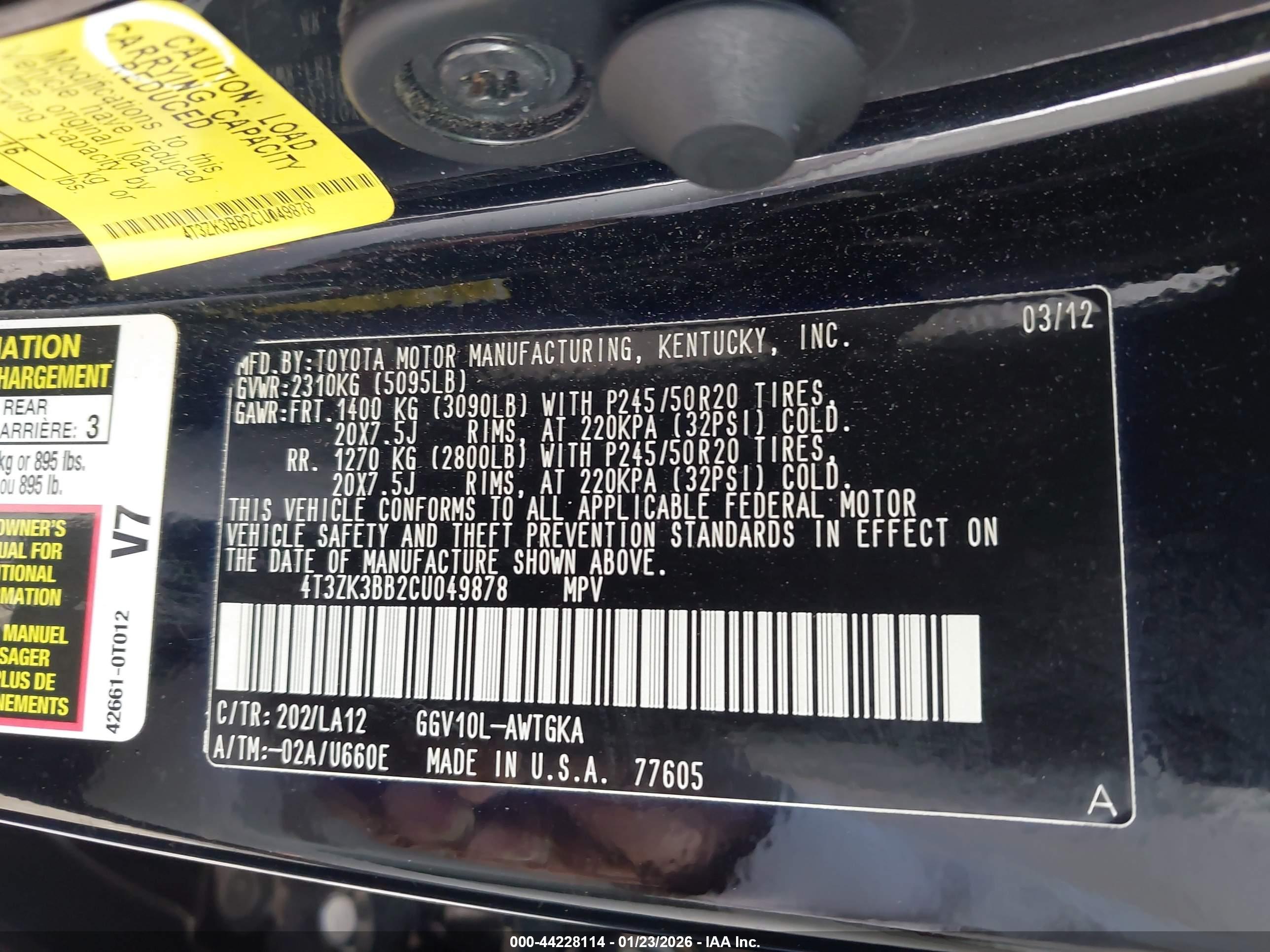 TOYOTA VENZA image 9